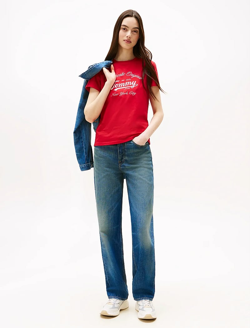 Tommy Jeans - LAYLA HR SLIM STR CBF CI2037 - regular jeans - denim medium - 4