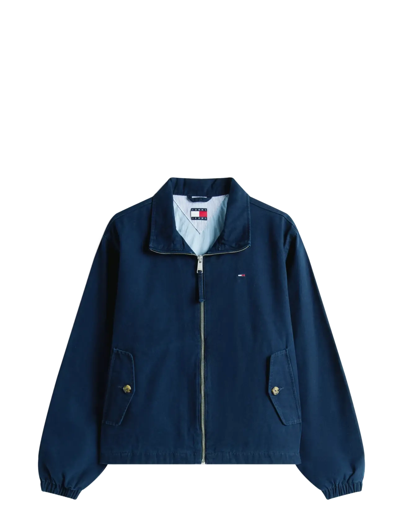 Tommy Jeans - TJW REG ZIP COTTON JACKET EXT - frühlingsjacken - dark night navy - 1