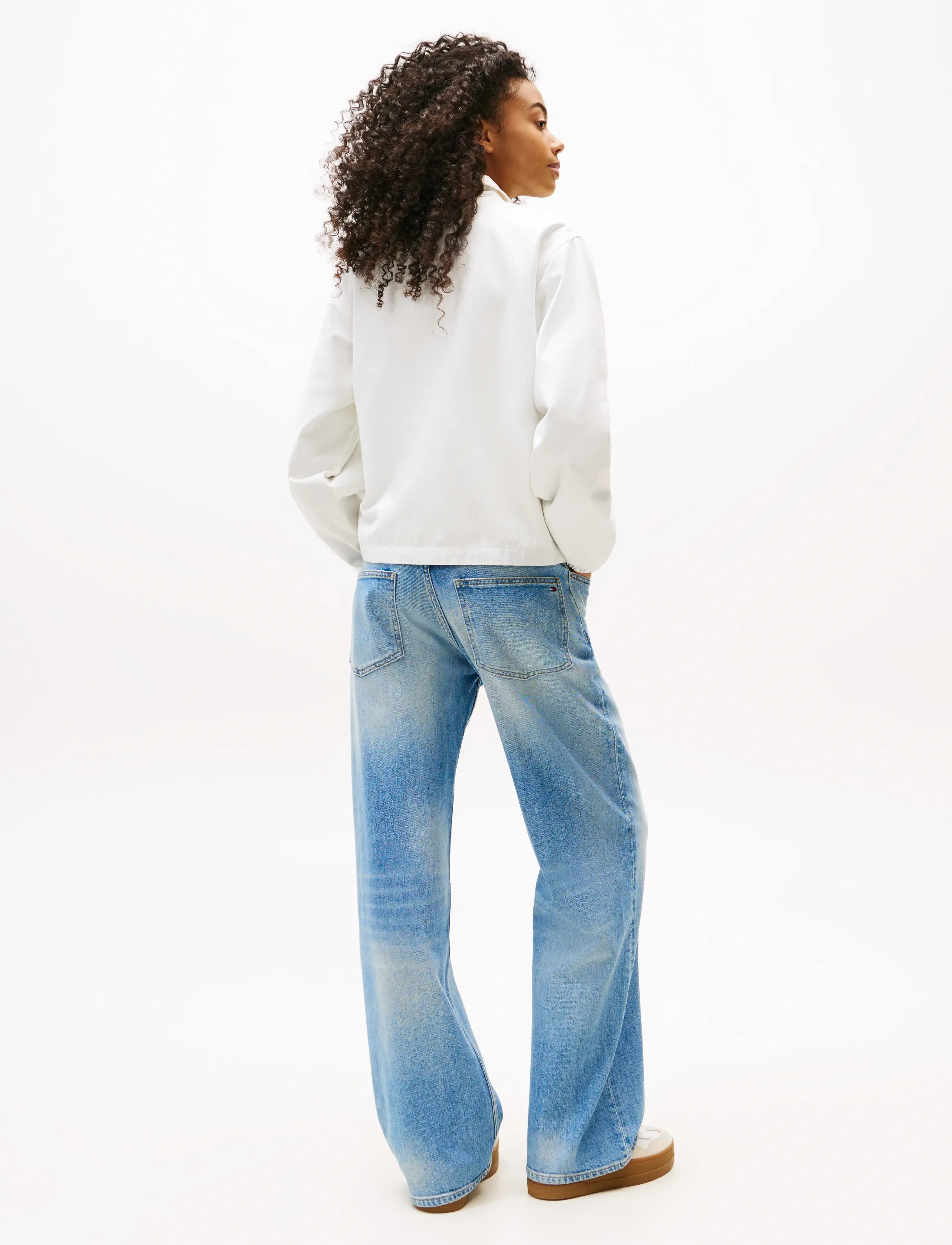 Tommy Jeans - TJW REG ZIP COTTON JACKET EXT - spring jackets - ecru - 3