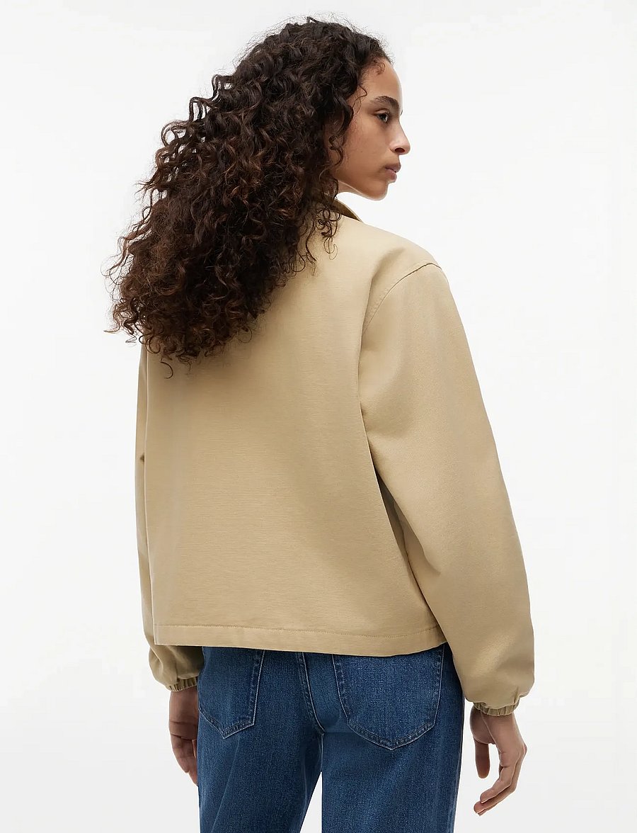 Tommy Jeans - TJW REG ZIP COTTON JACKET EXT - leichte jacken - gentle gold - 2