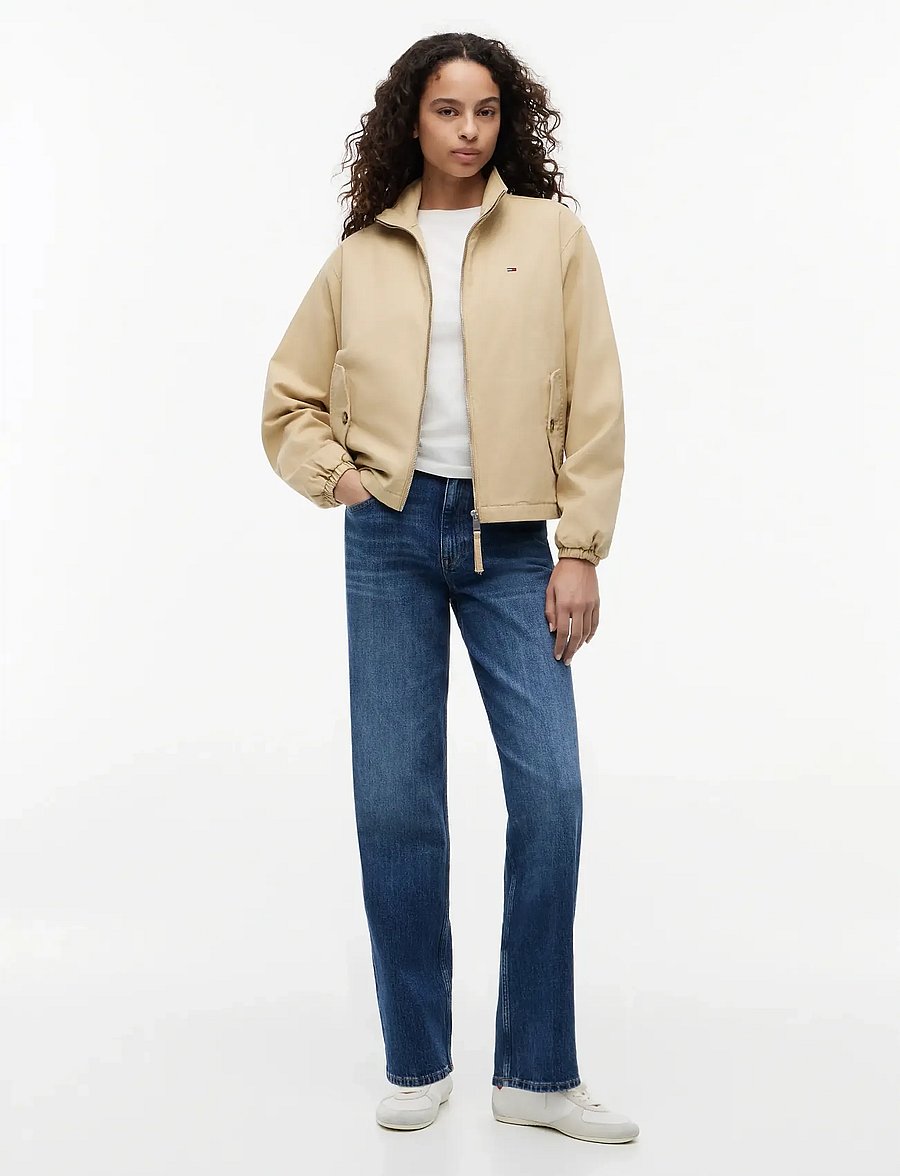 Tommy Jeans - TJW REG ZIP COTTON JACKET EXT - leichte jacken - gentle gold - 4