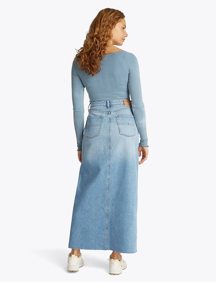 Tommy Jeans - CLAIRE MAXI SKIRT BI0112 - denim light - 3