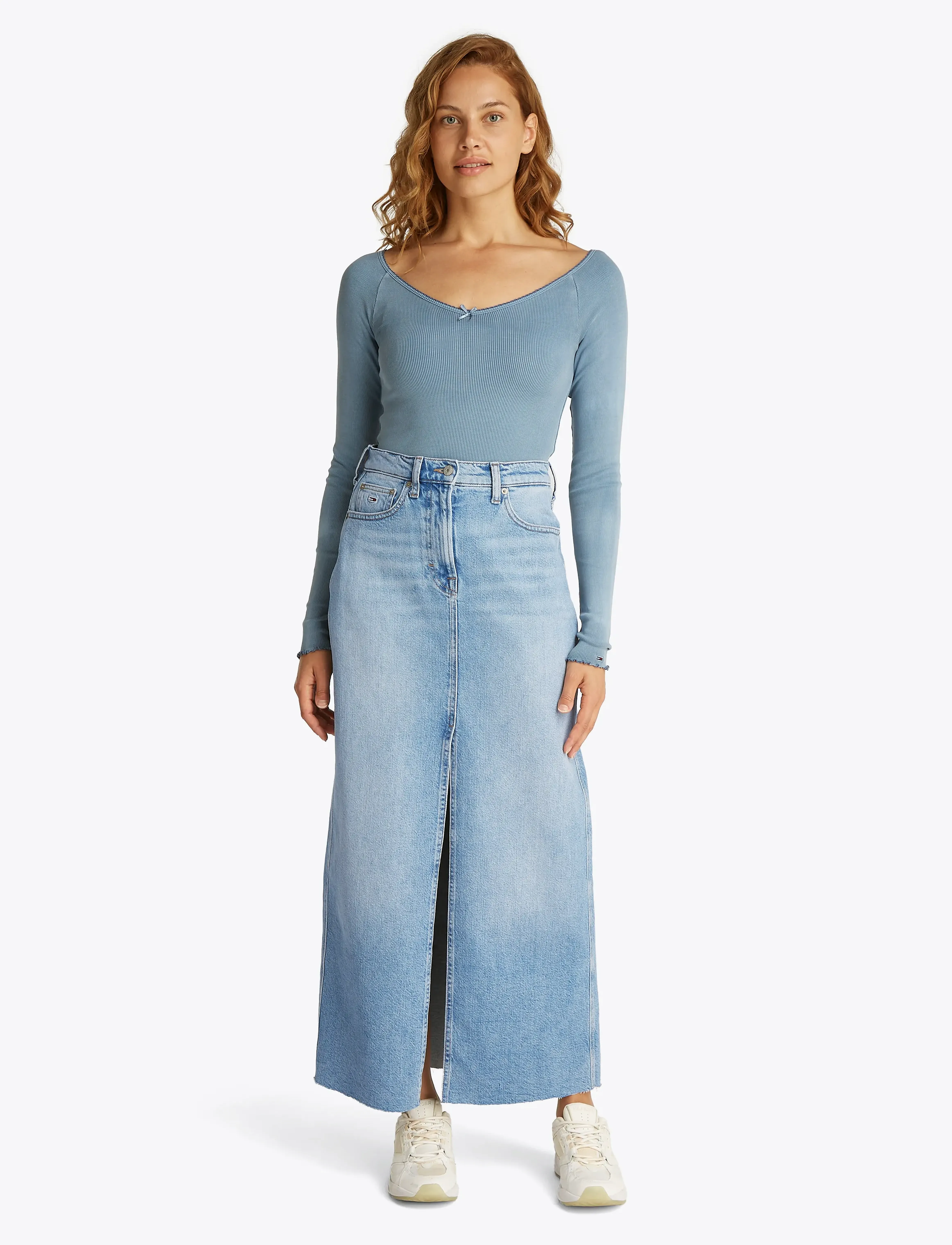 Tommy Jeans - CLAIRE MAXI SKIRT BI0112 - denim light - 4