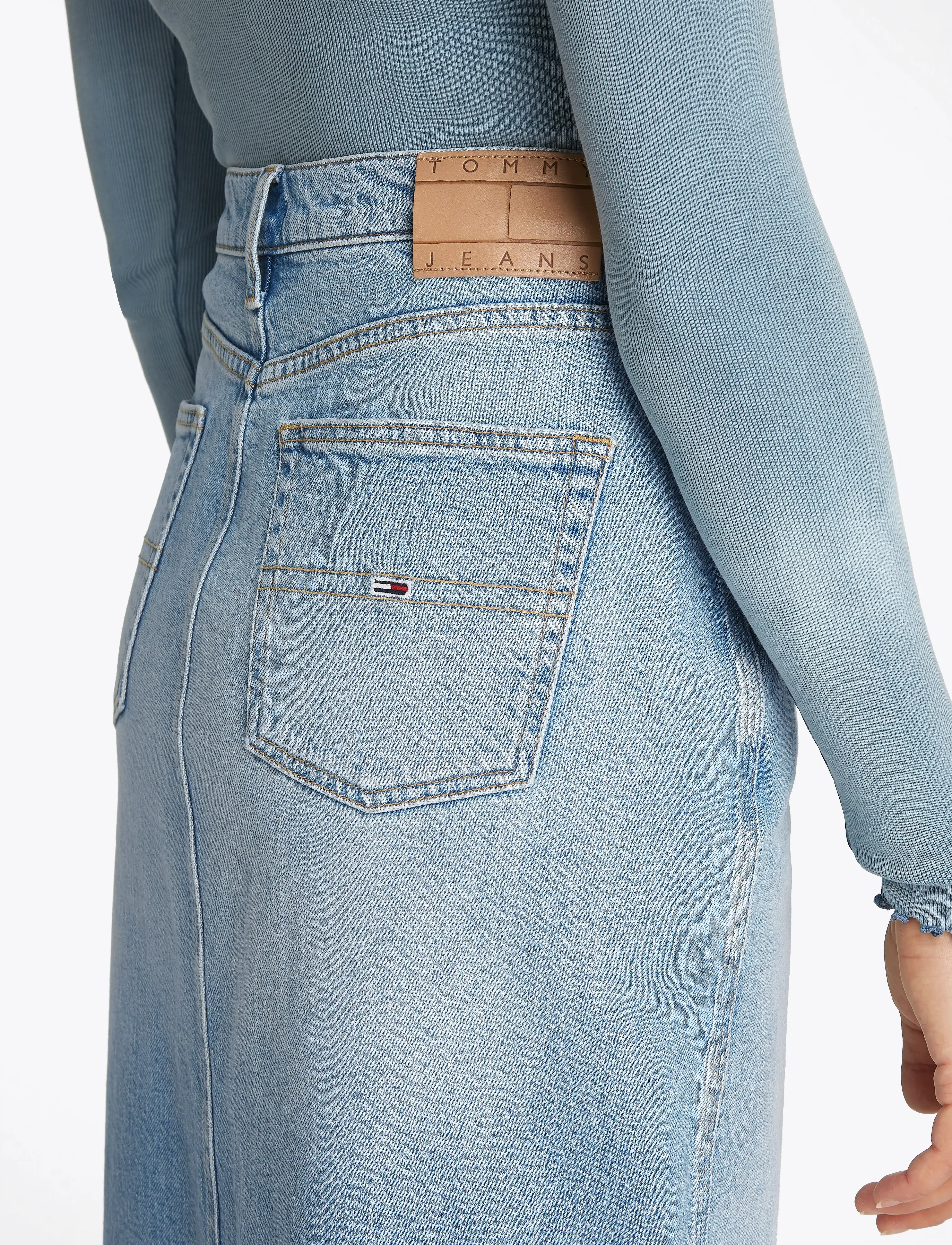 Tommy Jeans - CLAIRE MAXI SKIRT BI0112 - denim light - 5