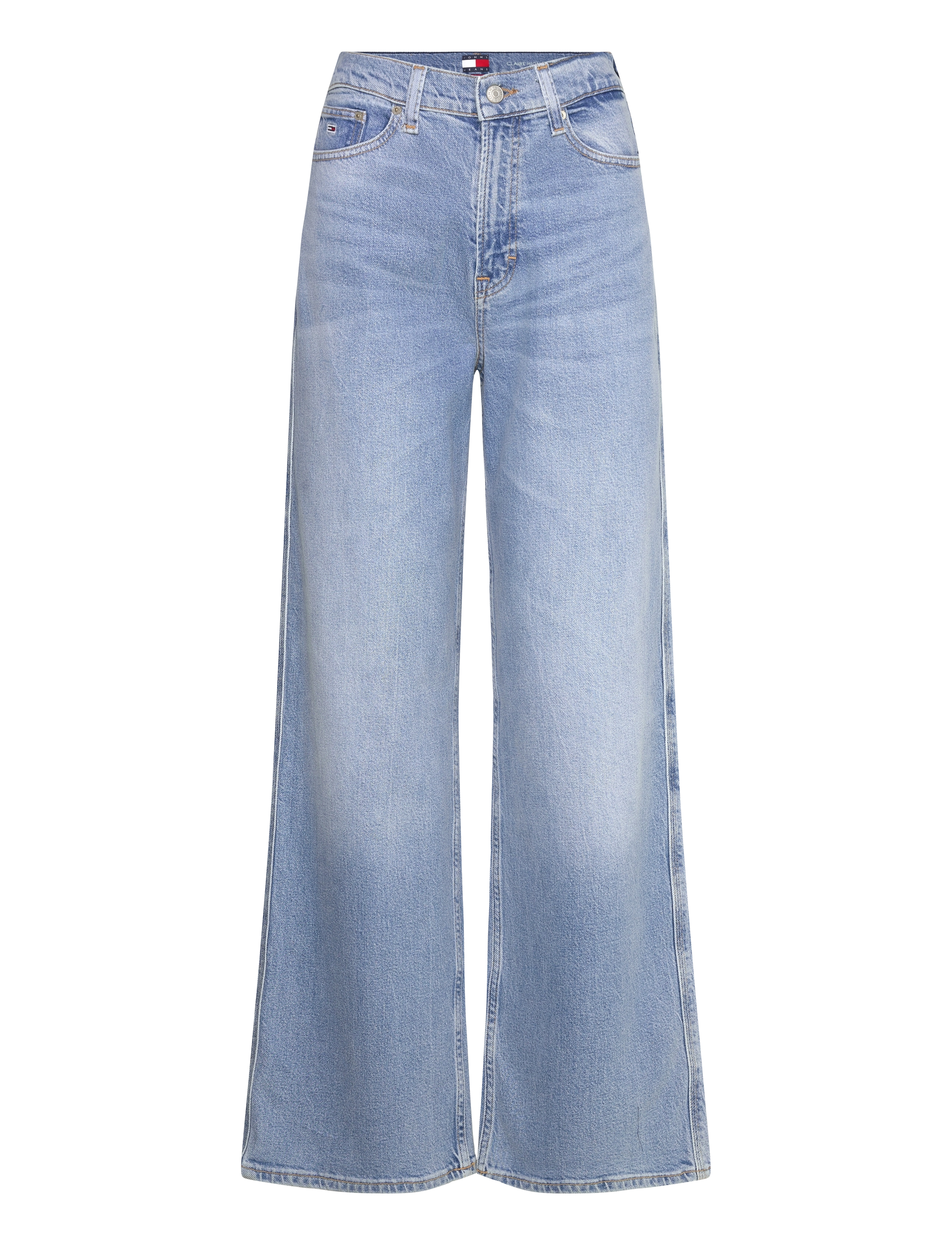 Tommy Jeans CLAIRE HR WD BI0112 CO - Kläder - DENIM LIGHT / blue
