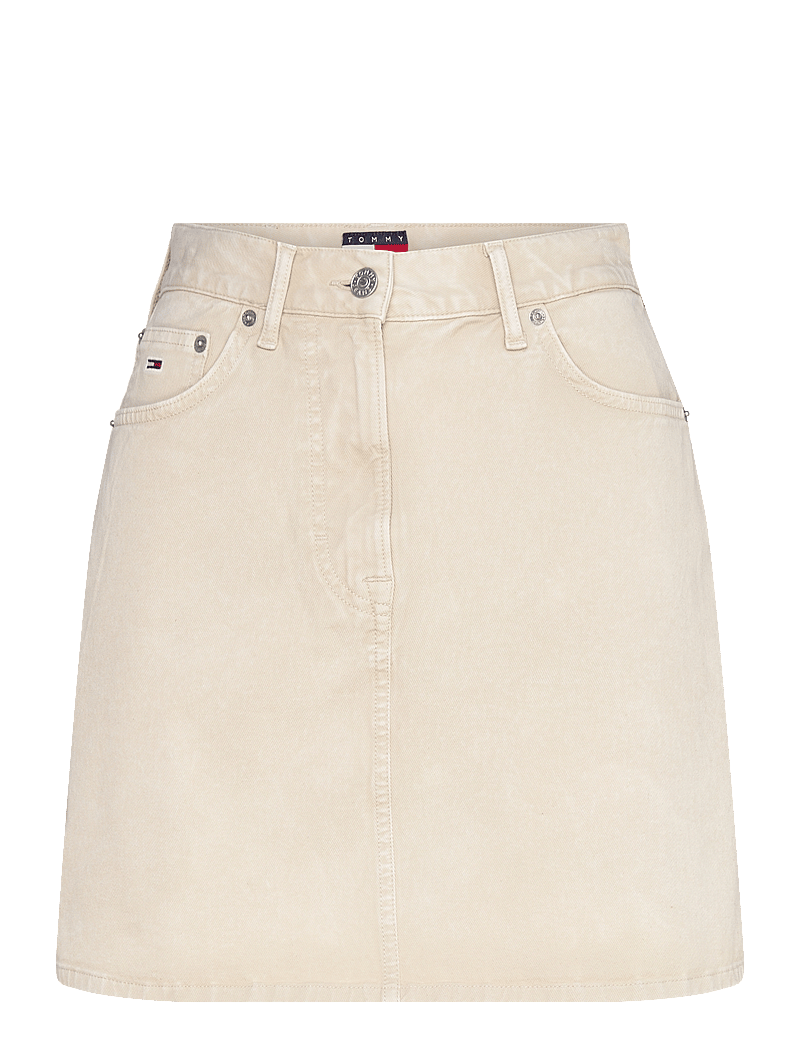 Tommy Jeans - TJW GMD COTTON MOM SKIRT - denimnederdele - newsprint - 1