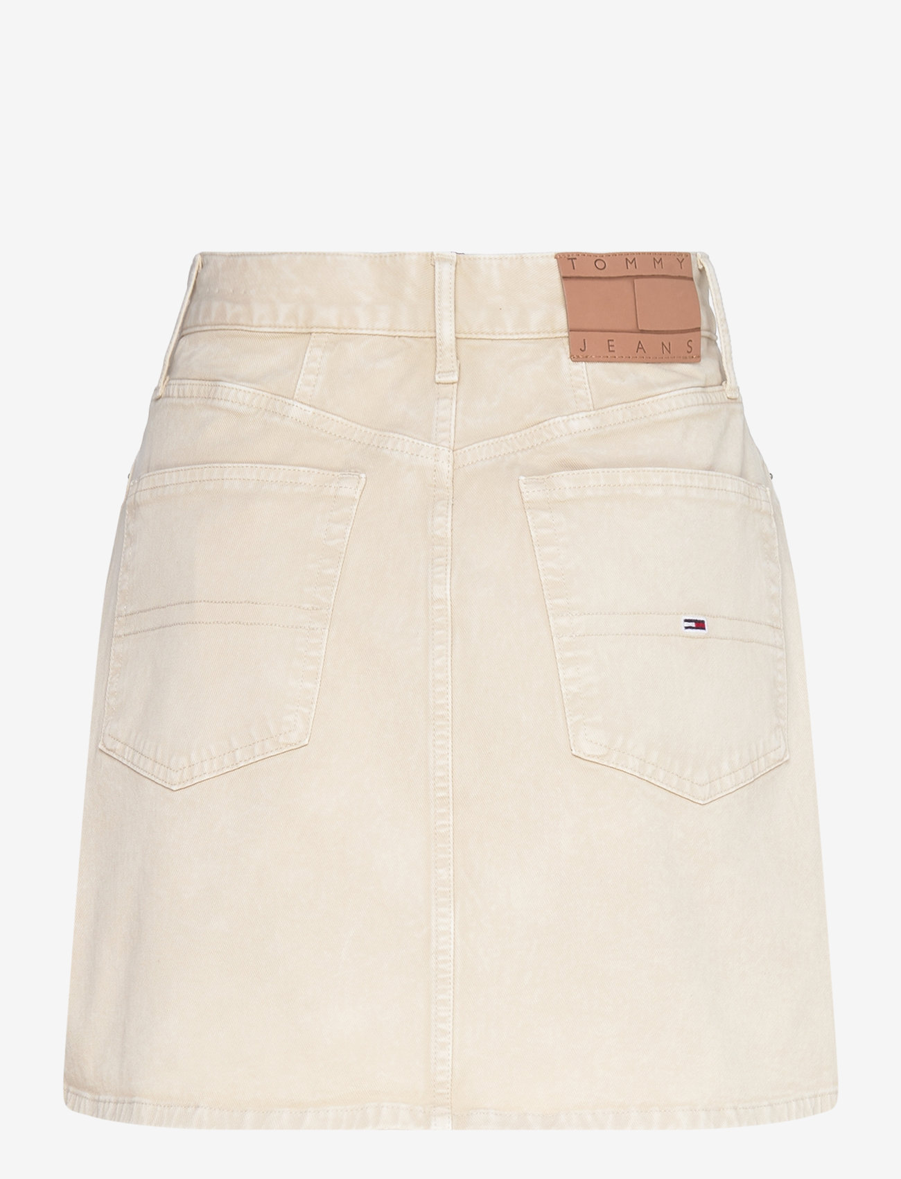 Tommy Jeans - TJW GMD COTTON MOM SKIRT - denimnederdele - newsprint - 2