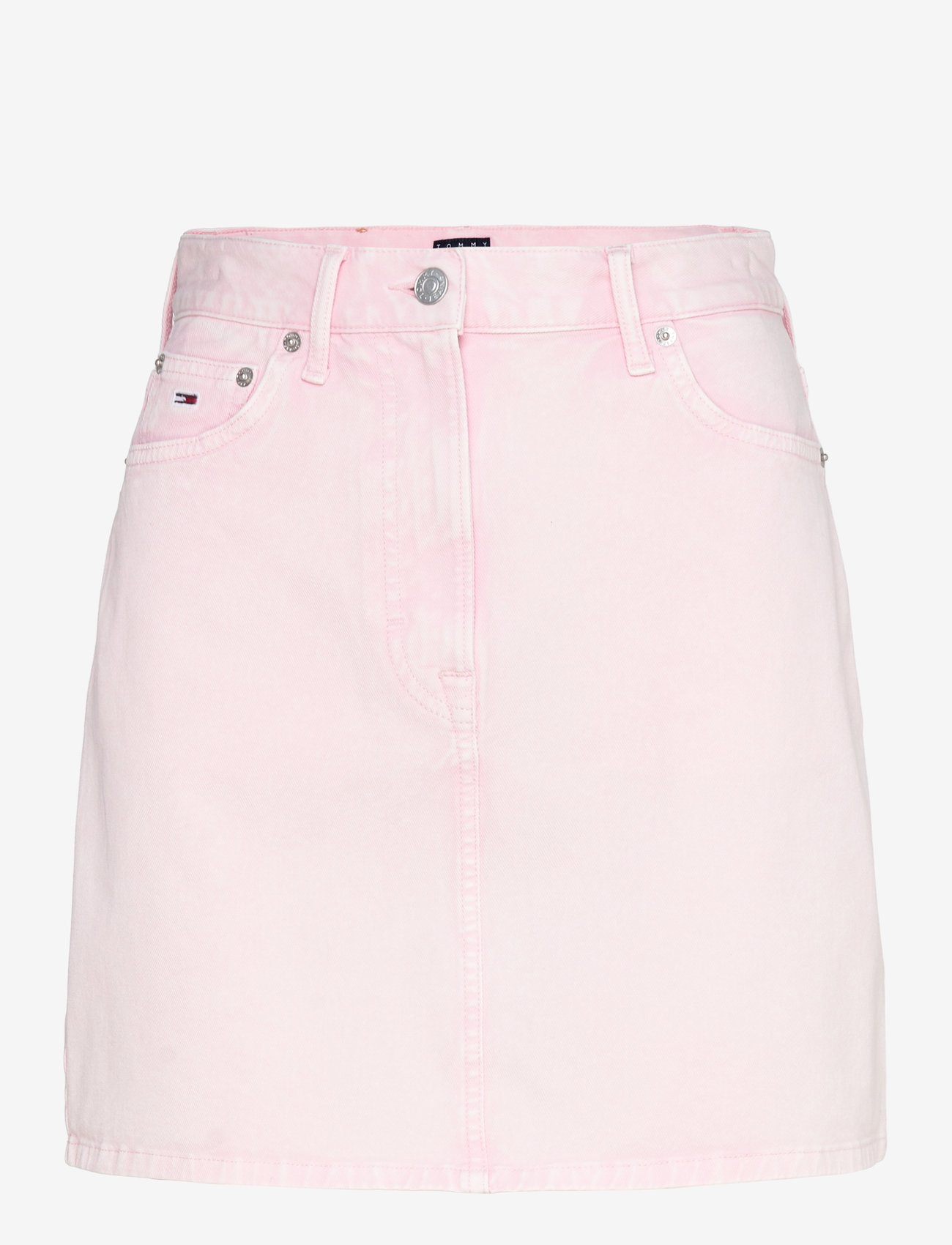 Tommy Jeans - TJW GMD COTTON MOM SKIRT - jeansröcke - precious pink - 1