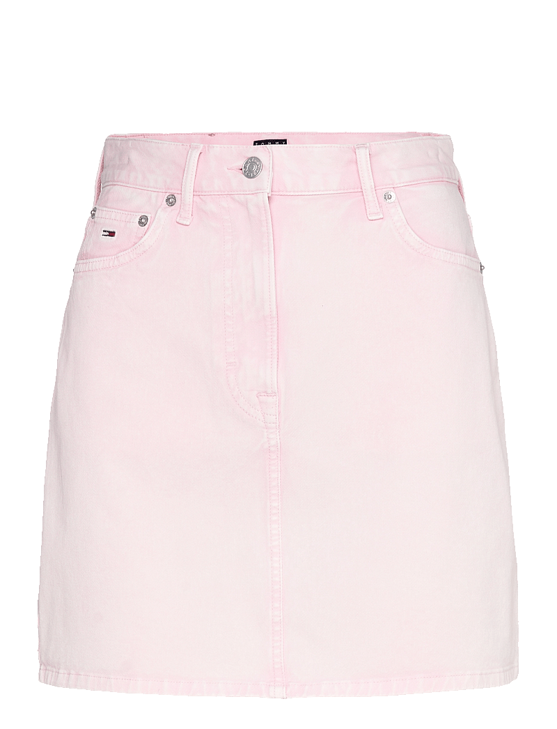 Tommy Jeans - TJW GMD COTTON MOM SKIRT - jeansröcke - precious pink - 1