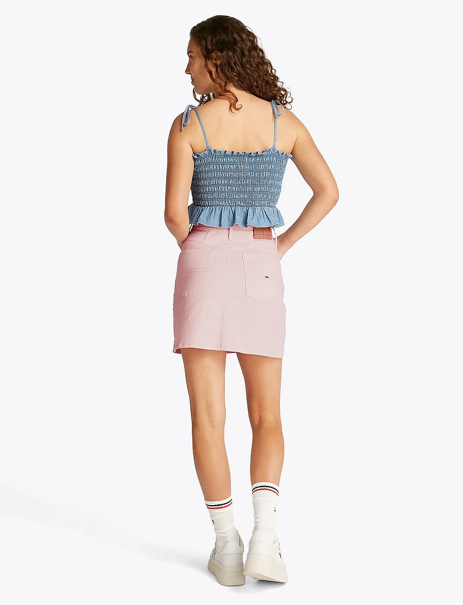 Tommy Jeans - TJW GMD COTTON MOM SKIRT - precious pink - 3