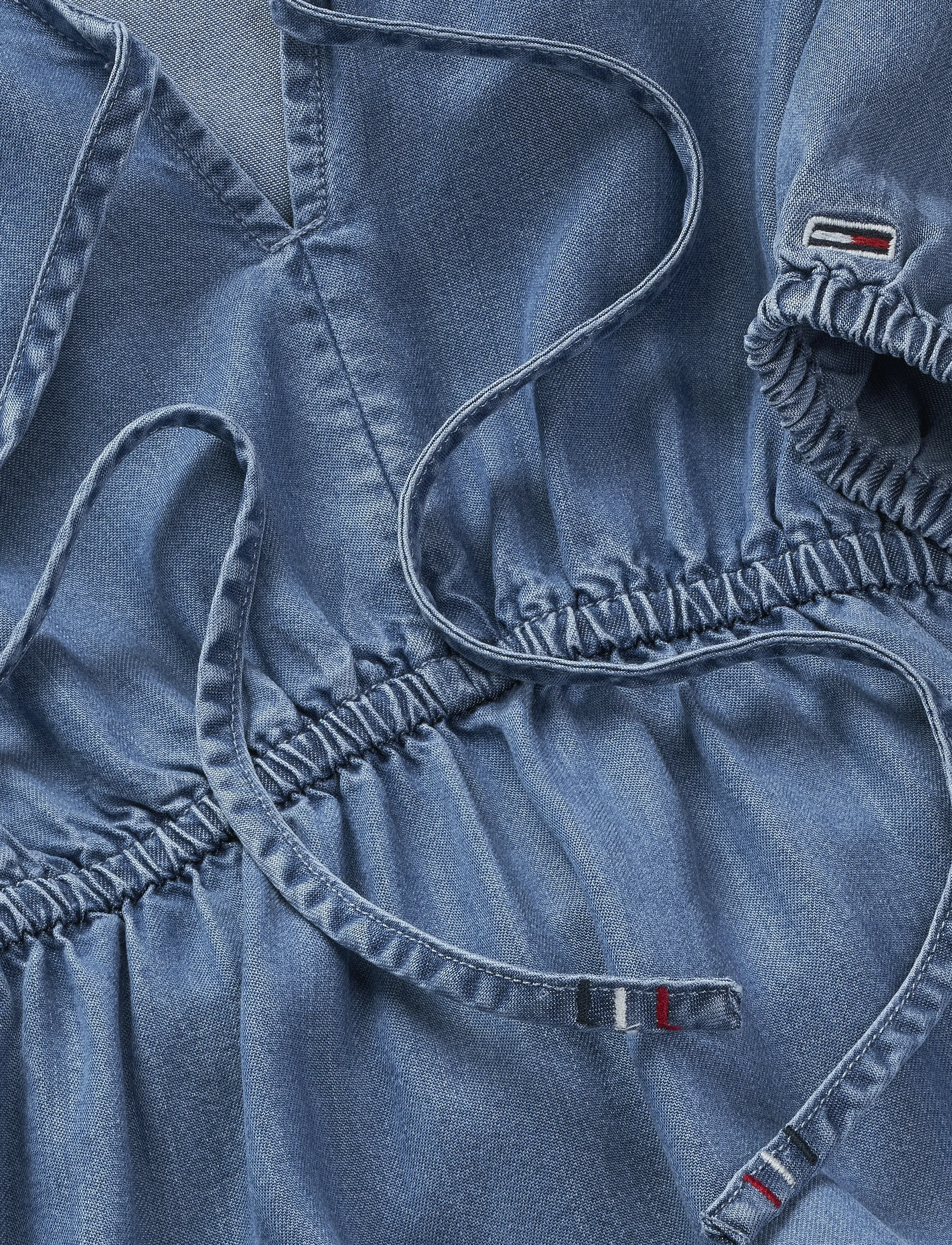 Tommy Jeans - TJW CHAMBRAY MINI DRESS EXT - korte kjoler - denim medium - 5