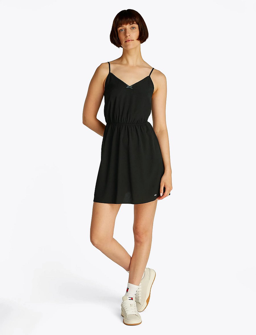 Tommy Jeans - TJW ESSENTIAL STRAP DRESS EXT - konfirmation - black - 4