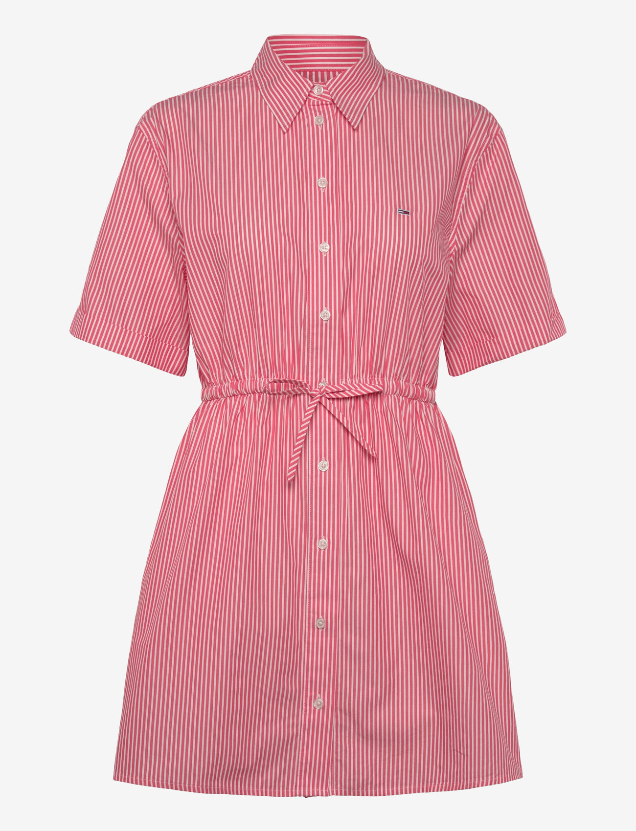 Tommy Jeans - TJW MINI STRIPE SHIRT DRESS - sommerkleider - amour / stripe - 1