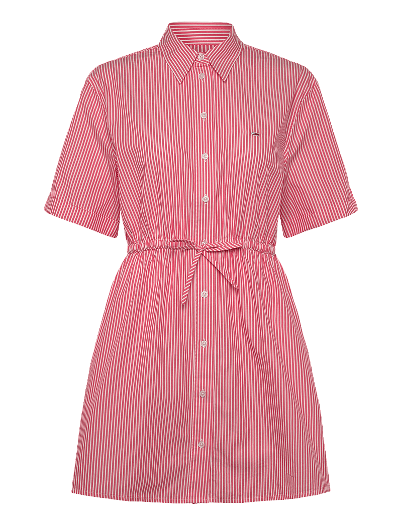 Tommy Jeans - TJW MINI STRIPE SHIRT DRESS - sommerkleider - amour / stripe - 1