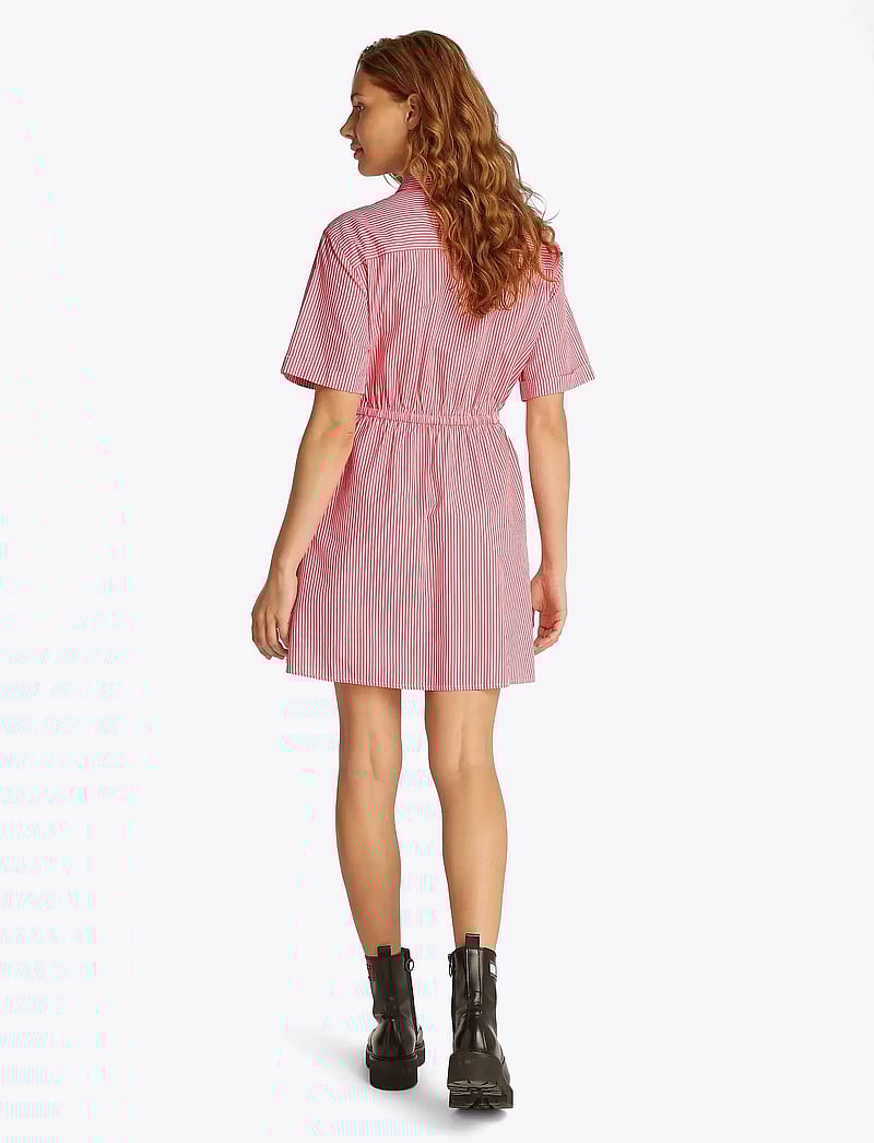 Tommy Jeans - TJW MINI STRIPE SHIRT DRESS - sommerkleider - amour / stripe - 3