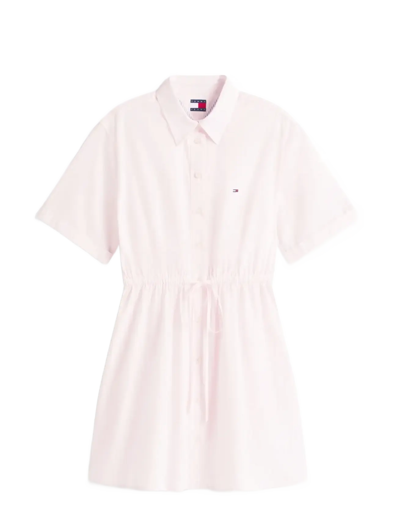 TOMMY JEANS Tjw Mini Stripe Shirt Kleid Pink - XS - Damen