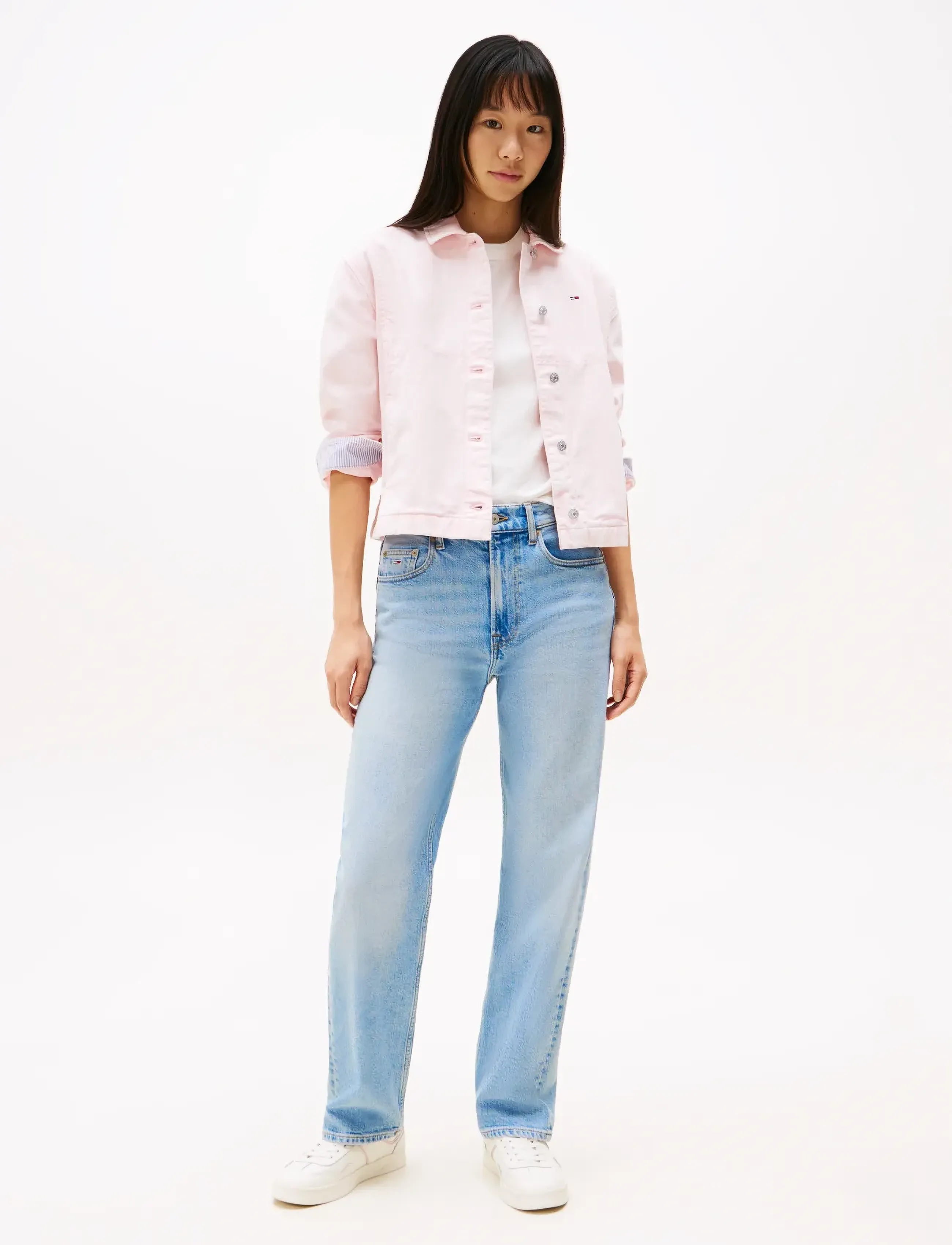 Tommy Jeans - LAYLA HR SLIM STR BI0112 CO - denim light - 3