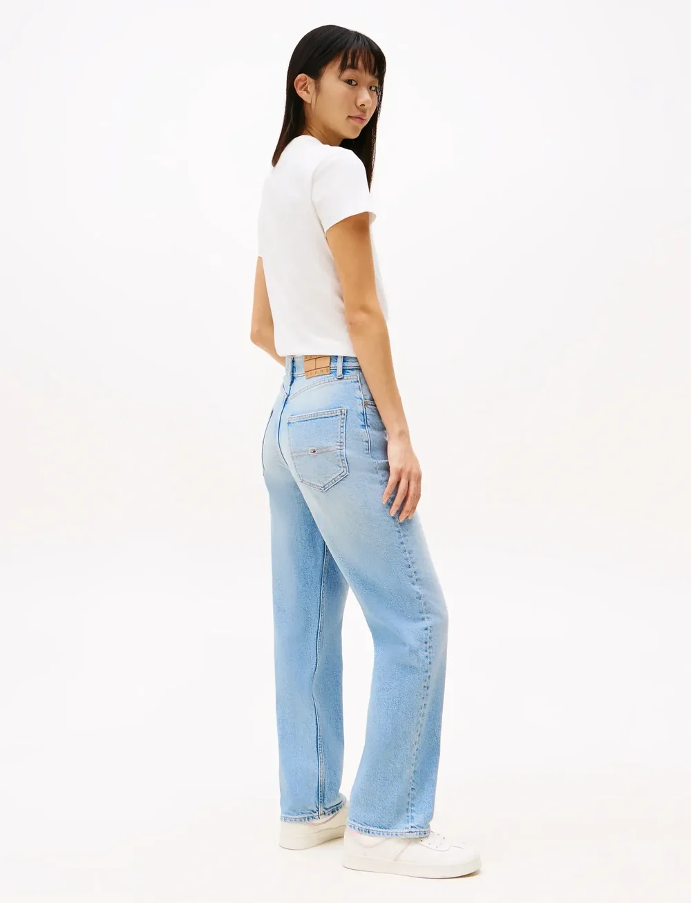 Tommy Jeans - LAYLA HR SLIM STR BI0112 CO - regular jeans - denim light - 4