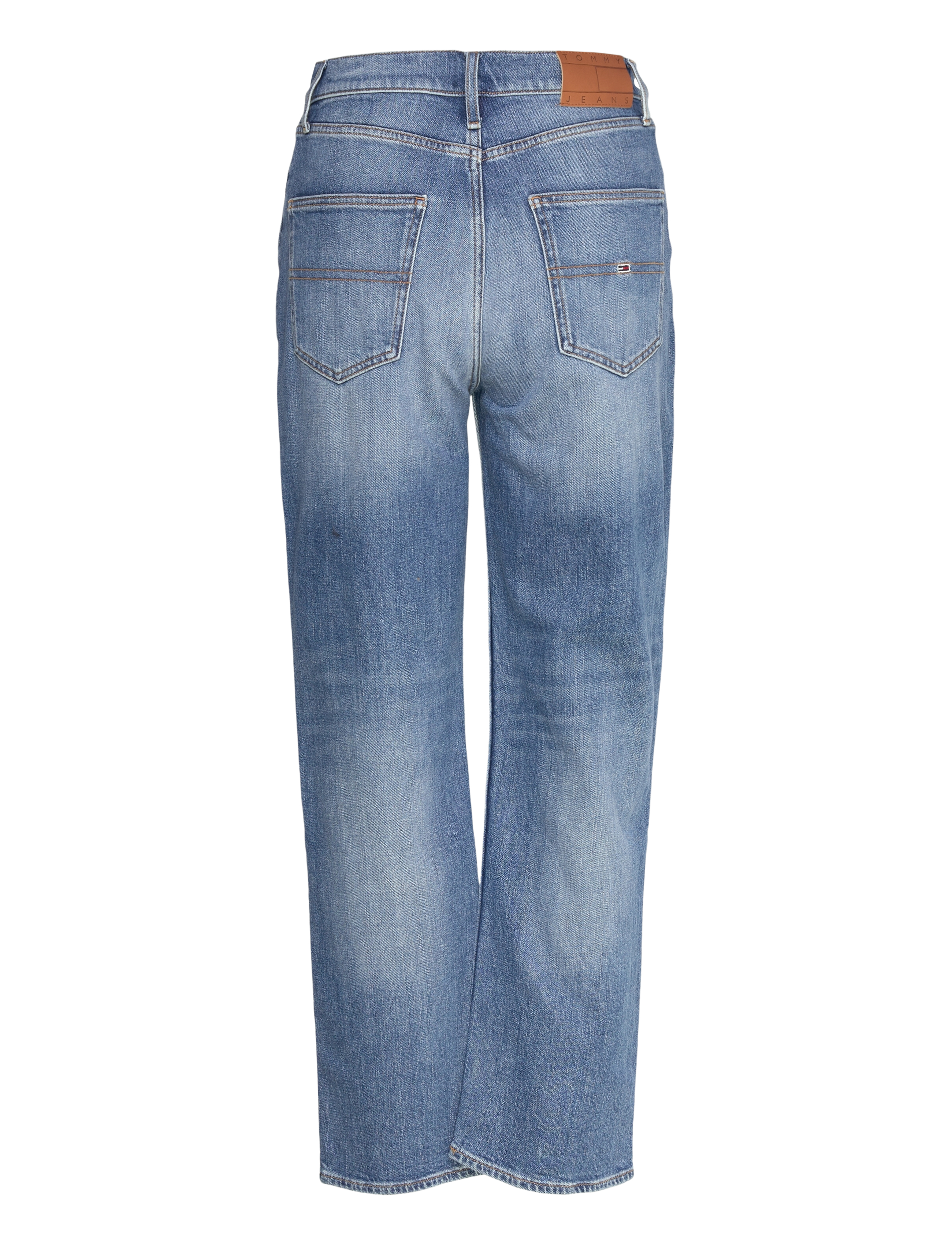 Tommy Jeans - LAYLA HR SLIM STR BI0134 CO - beinar gallabuxur - denim medium - 2