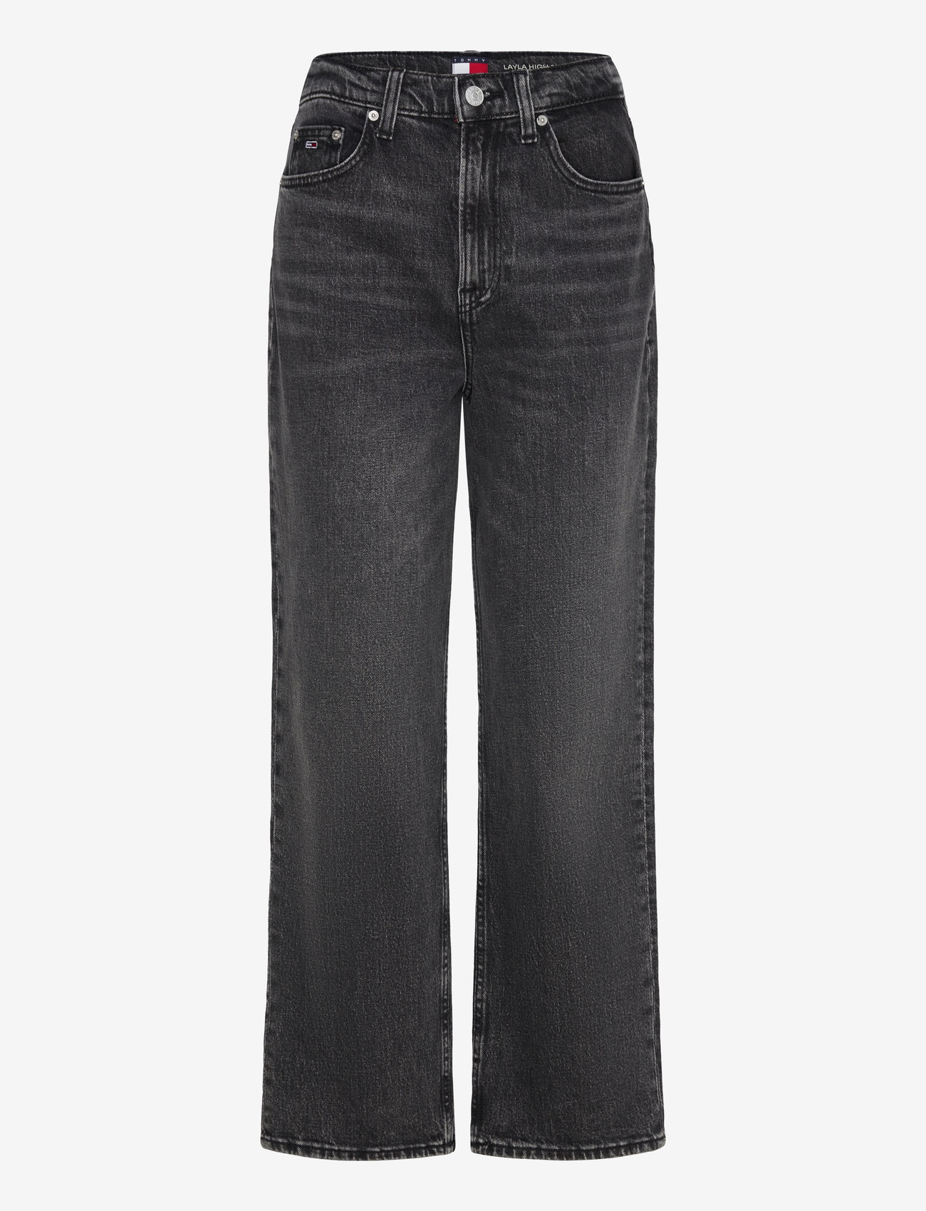 Tommy Jeans - LAYLA HR SLIM STR BI0187 CO - regular jeans - denim washed black - 1