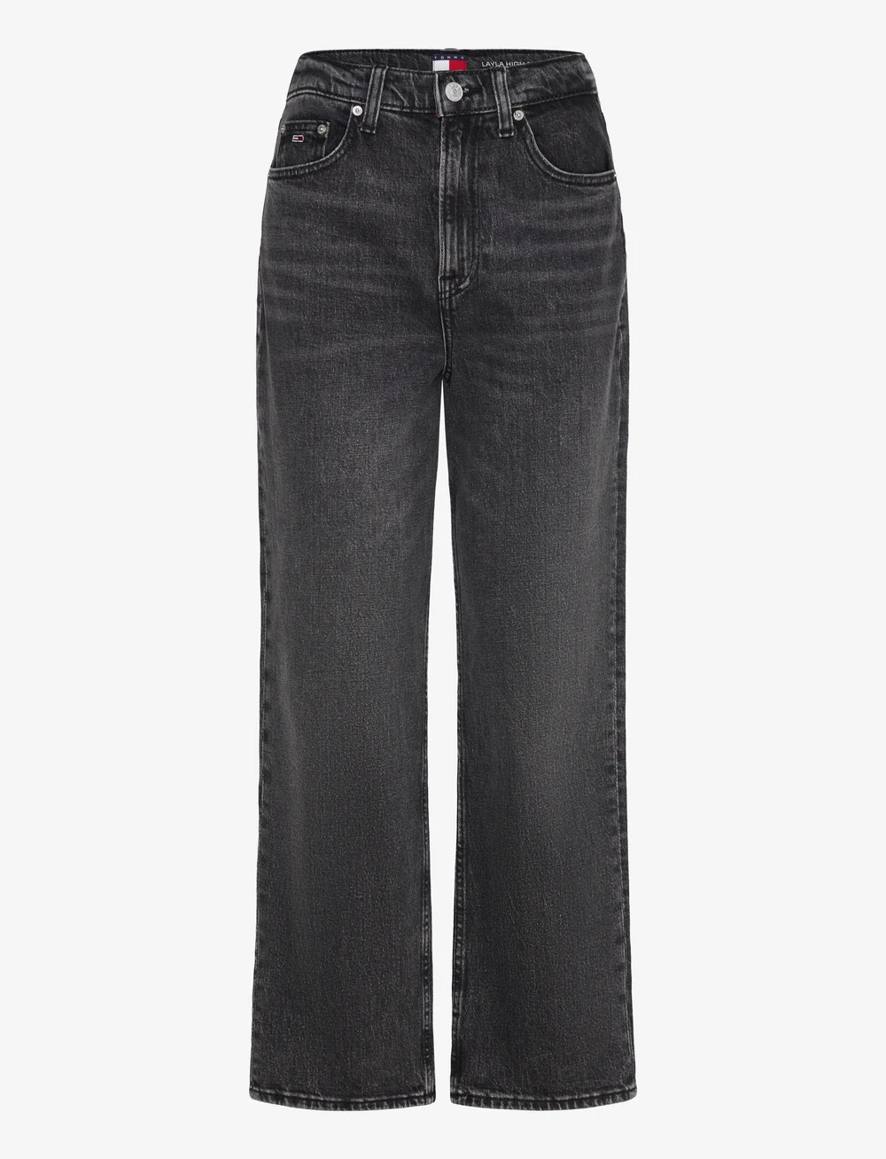 Tommy Jeans - LAYLA HR SLIM STR BI0187 CO - regular jeans - denim washed black - 1