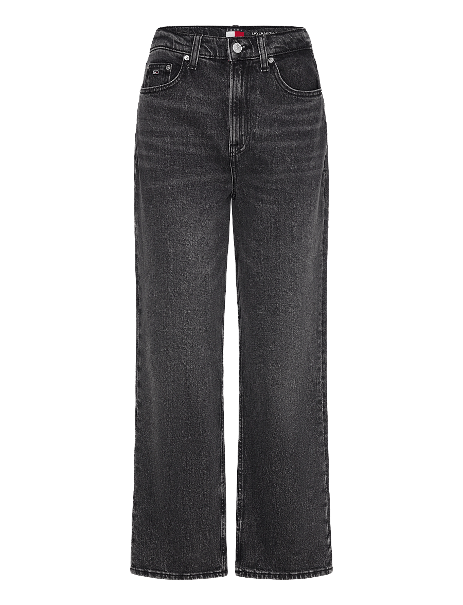 Tommy Jeans - LAYLA HR SLIM STR BI0187 CO - beinar gallabuxur - denim washed black - 1