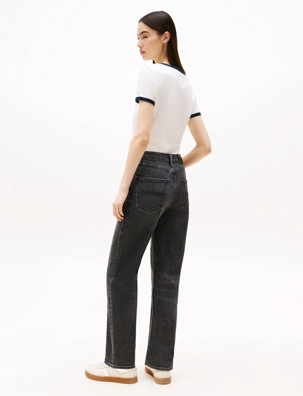 Tommy Jeans - LAYLA HR SLIM STR BI0187 CO - regular jeans - denim washed black - 3