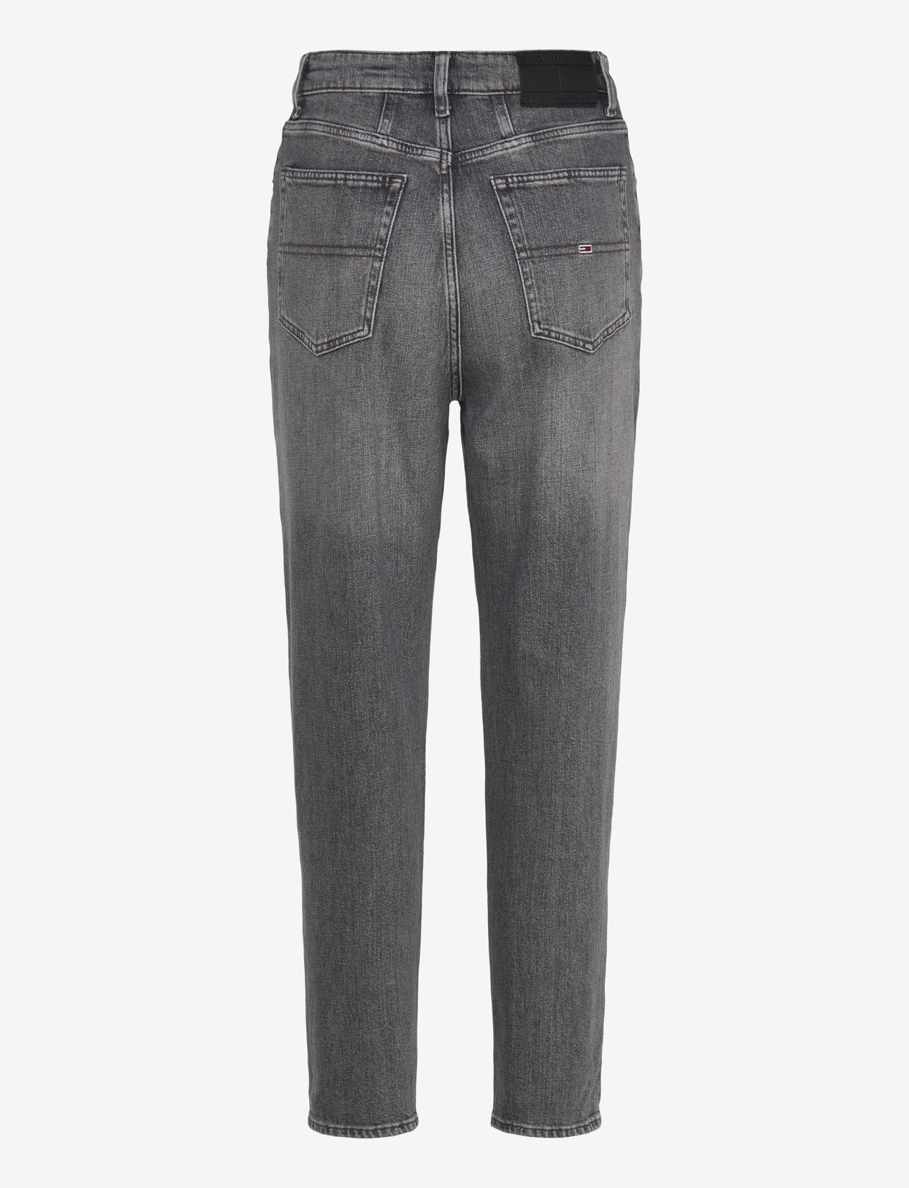 Tommy Jeans - MOM JEAN UH TPR BI0177 CO - regular piegriezuma džinsa bikses - denim grey - 2