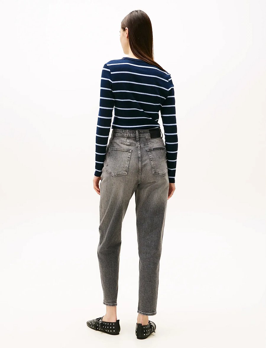 Tommy Jeans - MOM JEAN UH TPR BI0177 CO - regular jeans - denim grey - 2