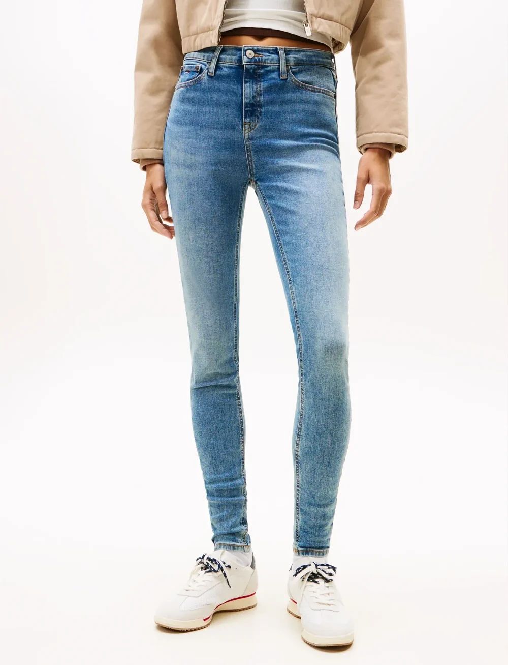 Tommy Jeans - NORA MR SKNY BI0234 - skinny jeans - denim medium - 0