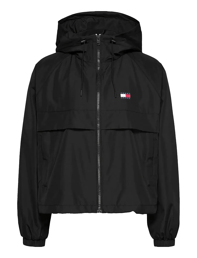 Tommy Jeans - TJW ESSENTIAL WINDBREAKER EXT - pavasarinės striukės - black - 1