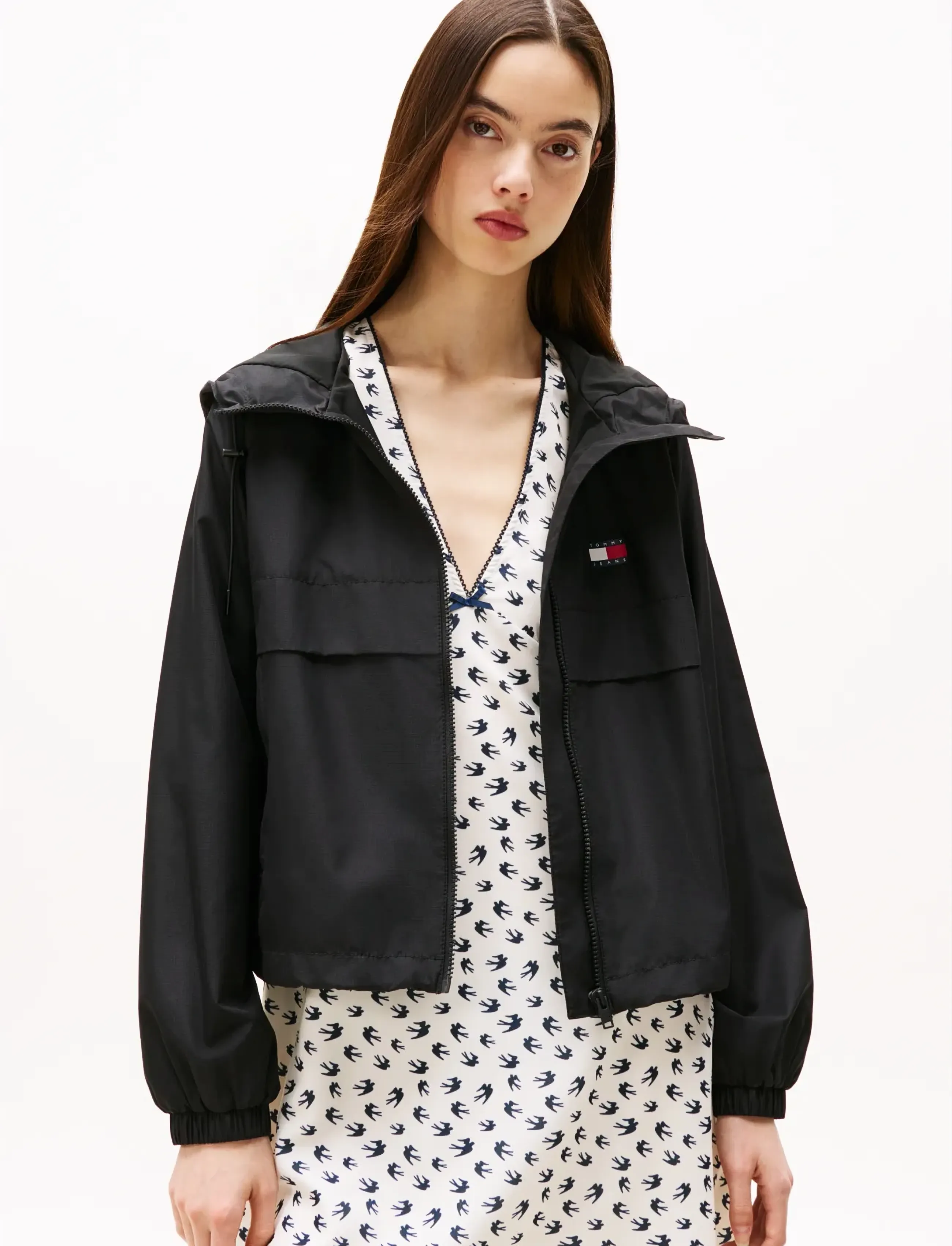 Tommy Jeans TJW ESSENTIAL WINDBREAKER EXT - Jacken - BLACK / black