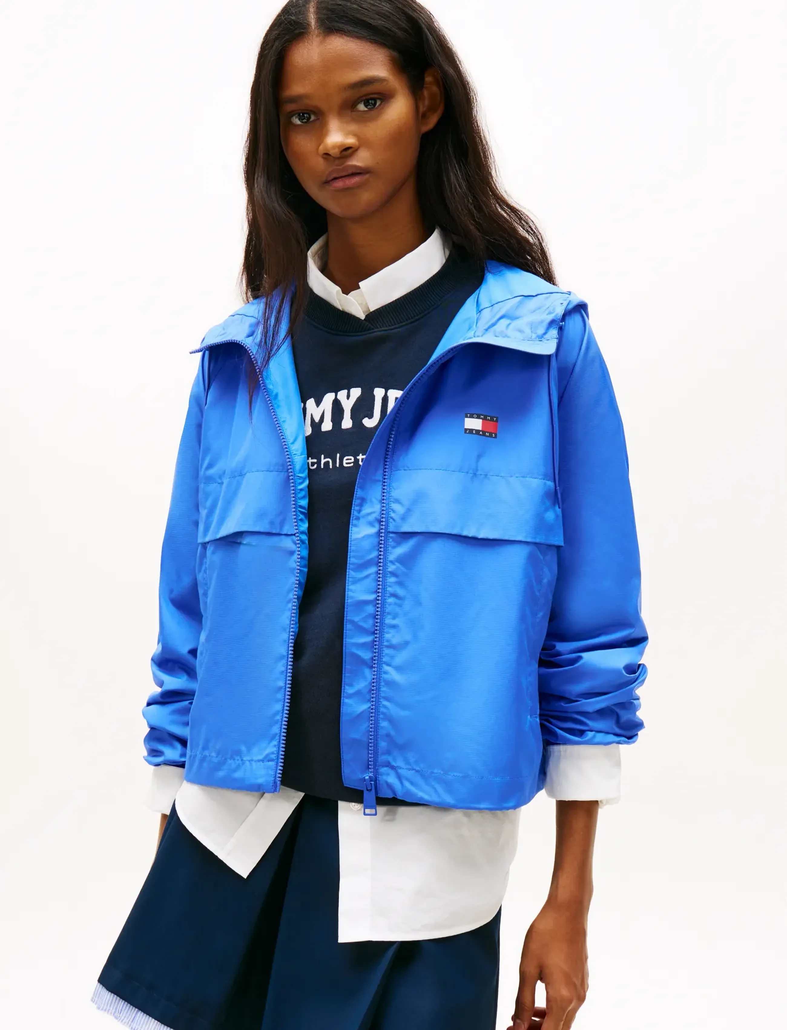 Tommy Jeans TJW ESSENTIAL WINDBREAKER EXT - Anoraks - EMPIRE BLUE / blue