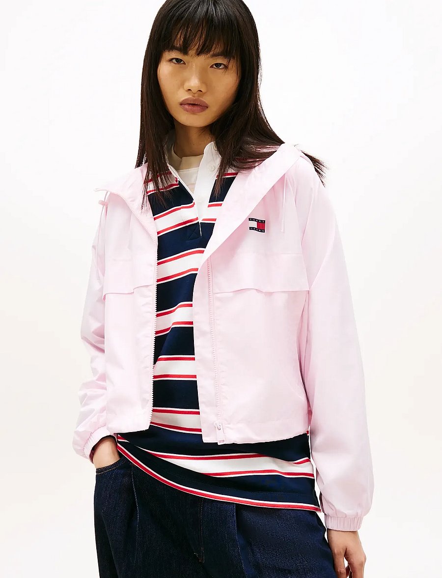 Tommy Jeans - TJW ESSENTIAL WINDBREAKER EXT - frühlingsjacken - pearly pink - 0