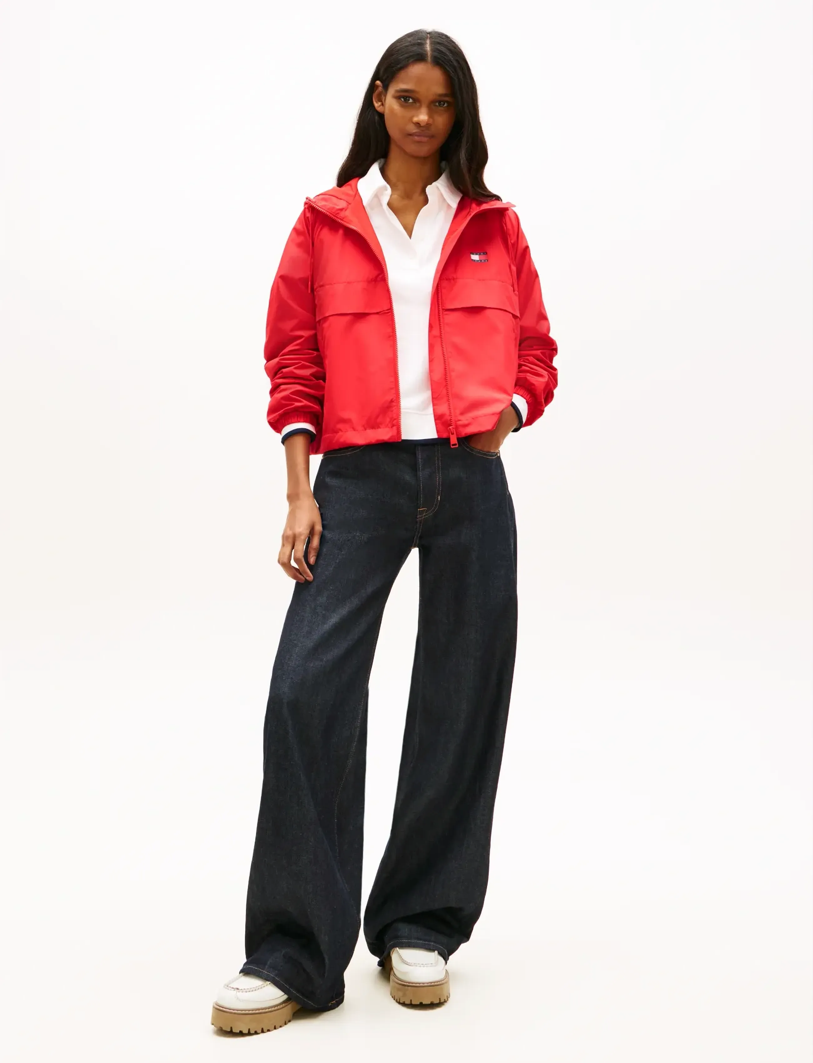 Tommy Jeans - TJW ESSENTIAL WINDBREAKER EXT - frühlingsjacken - red alert - 3