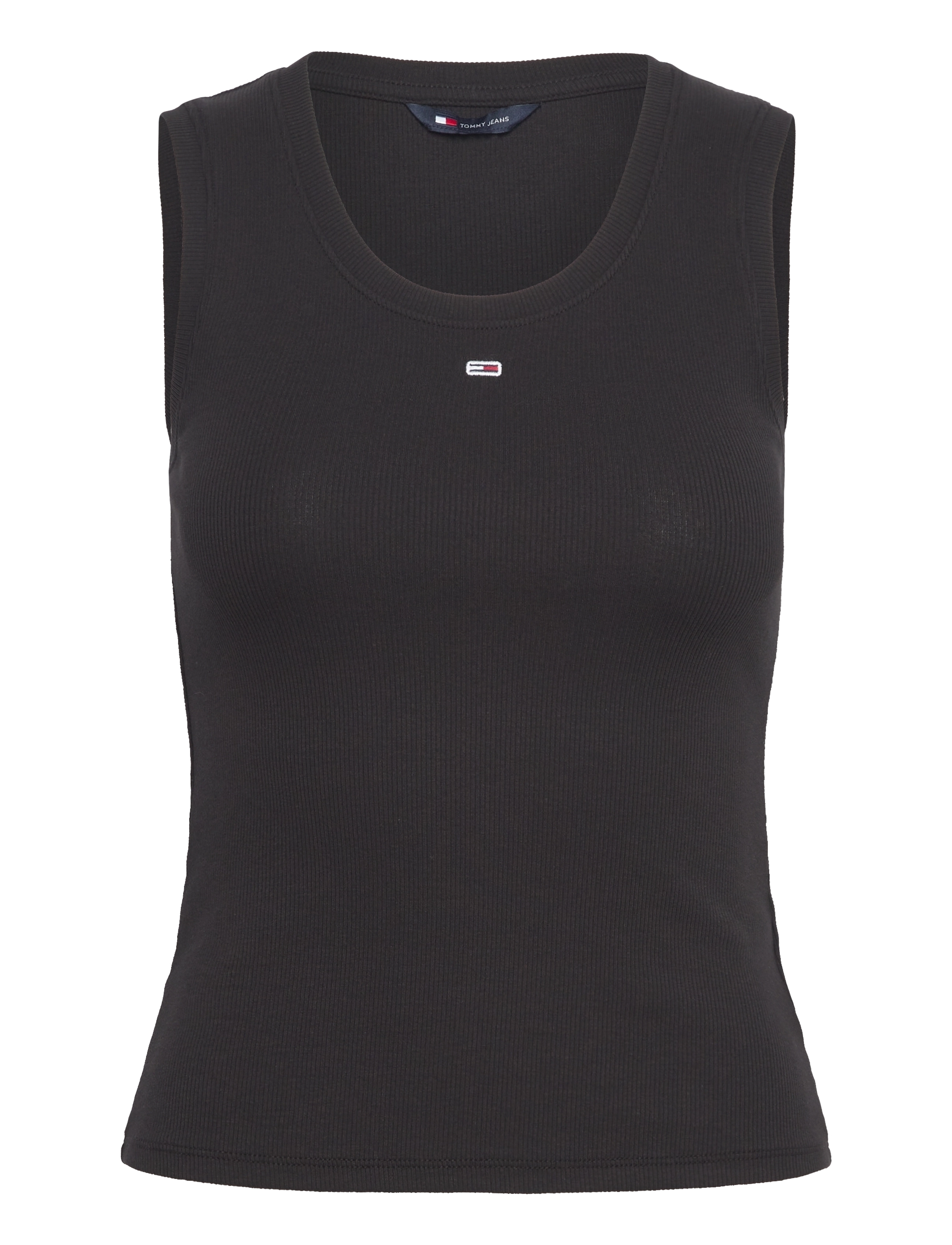 Tommy Jeans TJW ESSENTIAL RIB TANK EXT - Nyheder - BLACK / black