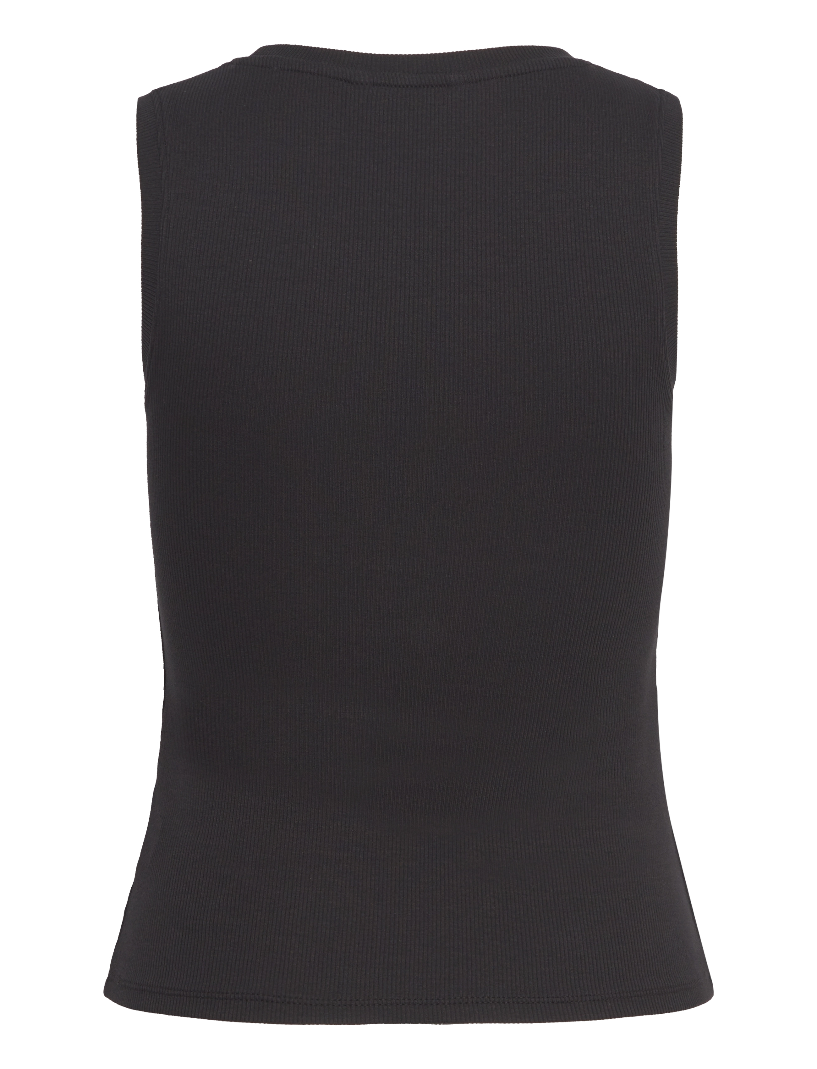 Tommy Jeans - TJW ESSENTIAL RIB TANK EXT - sleeveless tops - black - 2