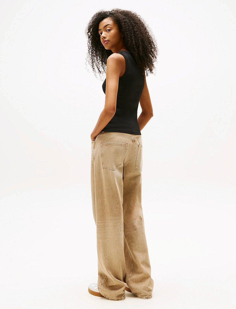 Tommy Jeans - TJW ESSENTIAL RIB TANK EXT - varrukateta topid - black - 4