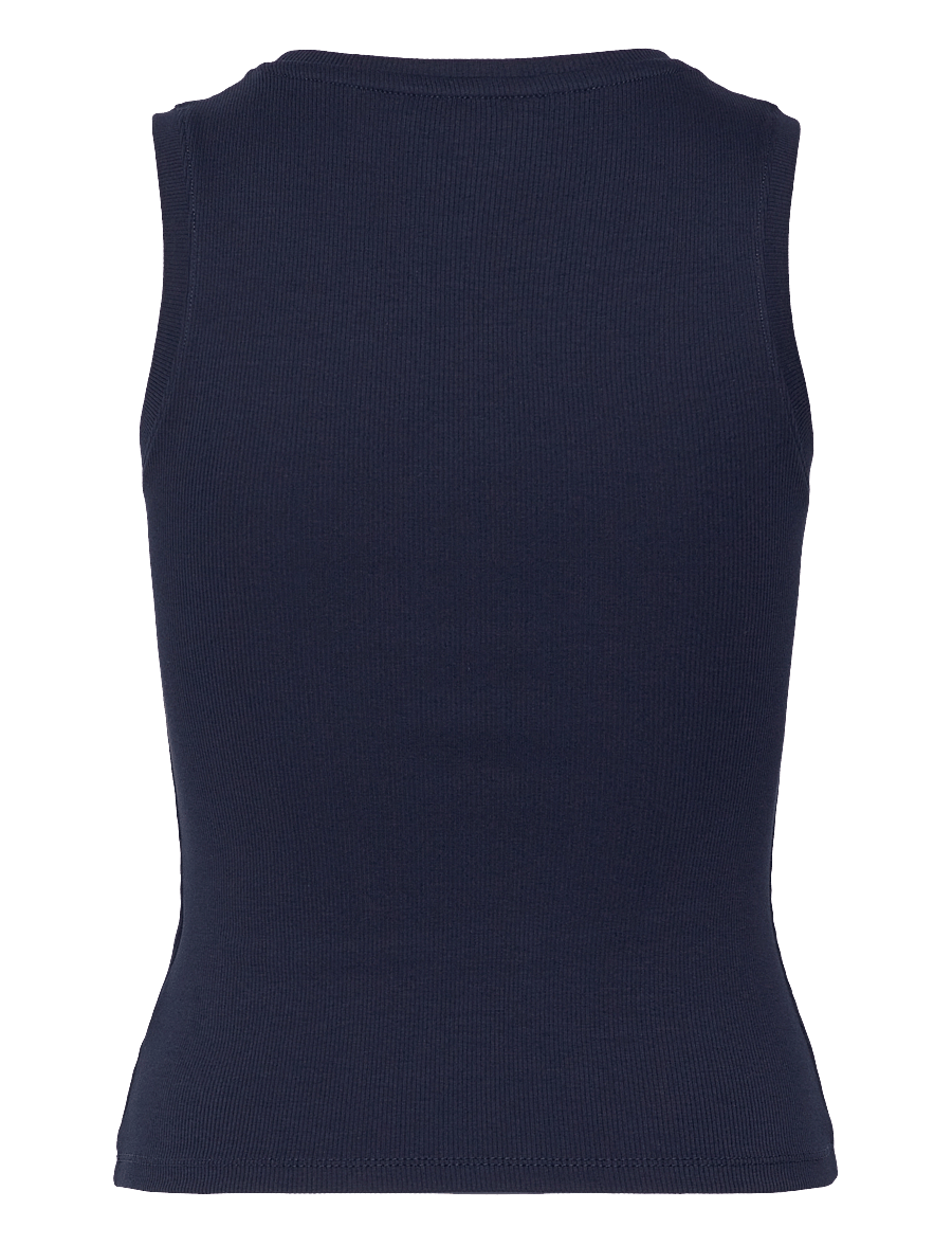 Tommy Jeans - TJW ESSENTIAL RIB TANK EXT - Ärmellose tops - dark night navy - 2