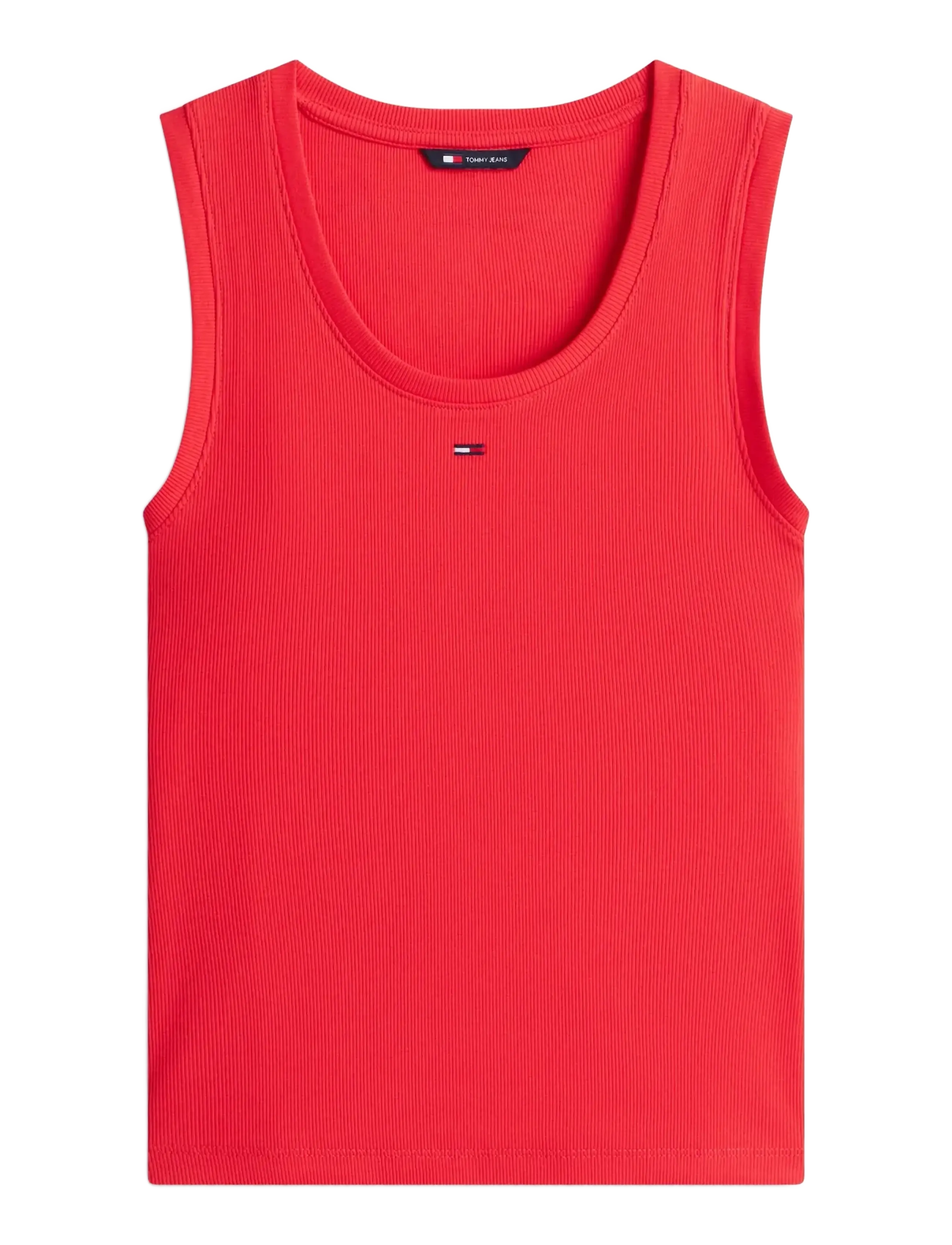 Tommy Jeans TJW ESSENTIAL RIB TANK EXT - Tommy Hilfiger - RED ALERT / red