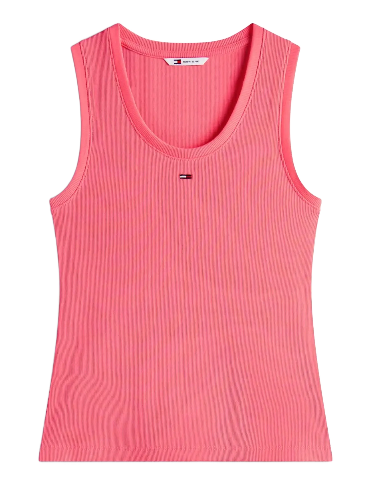 Tommy Jeans TJW ESSENTIAL RIB TANK EXT - Clothing - TROPICAL BLUSH / pink/rose