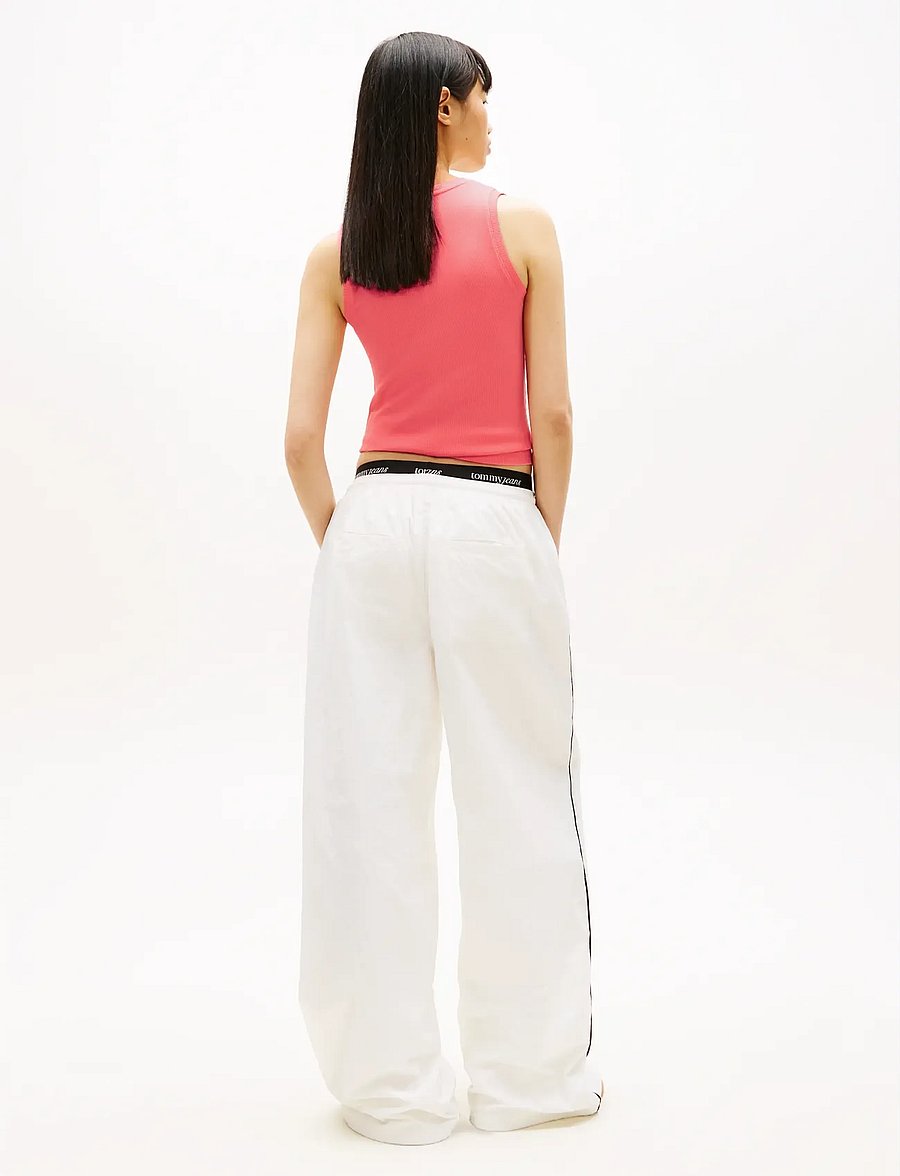 Tommy Jeans - TJW ESSENTIAL RIB TANK EXT - linnen - tropical blush - 2