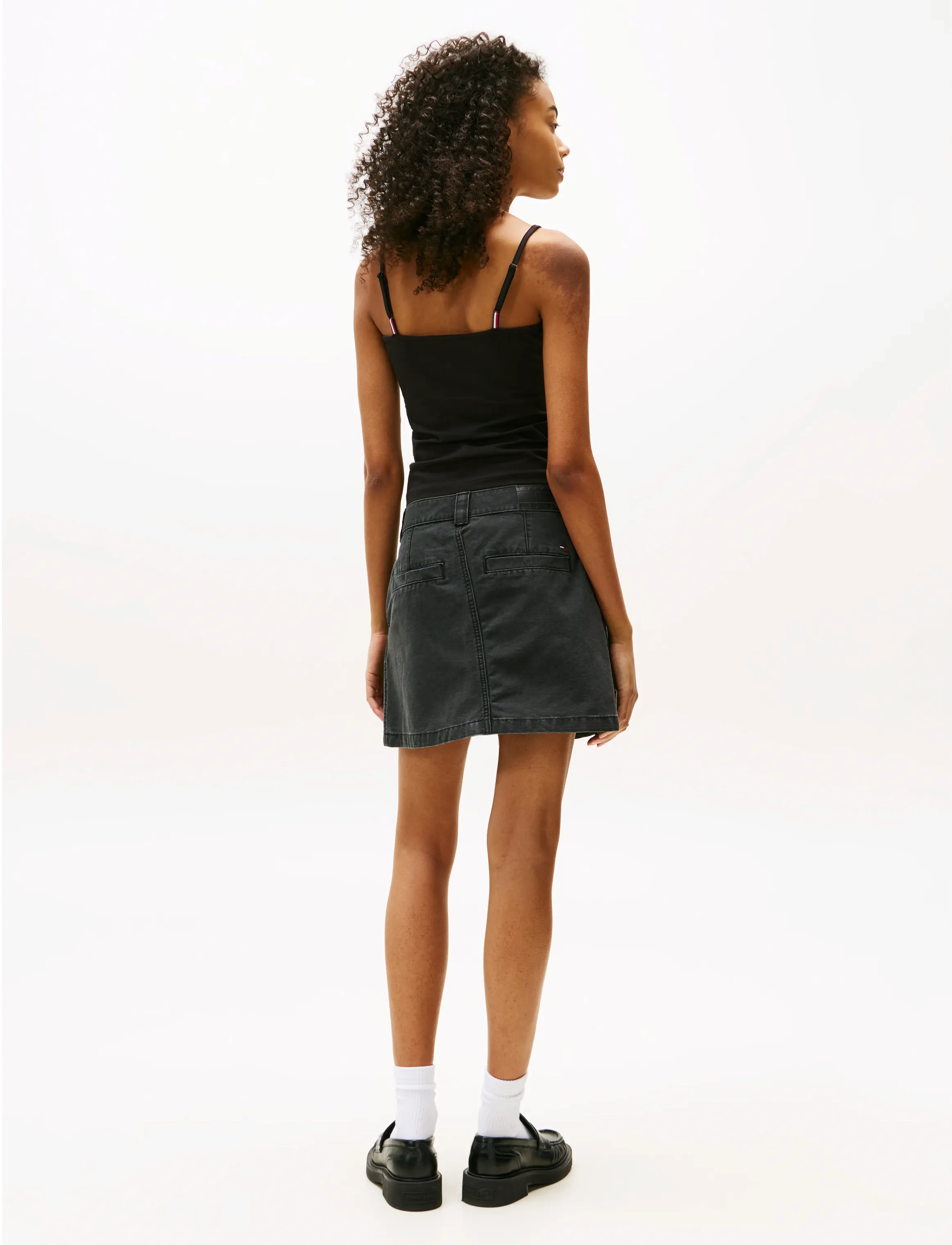 Tommy Jeans - TJW ESSENTIAL STRAP TOP EXT - Ärmellose tops - black - 4