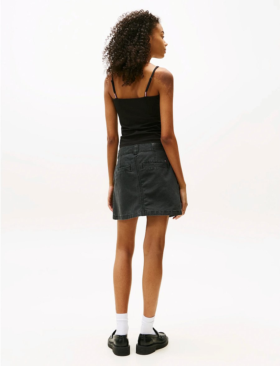 Tommy Jeans - TJW ESSENTIAL STRAP TOP EXT - Ärmellose tops - black - 4