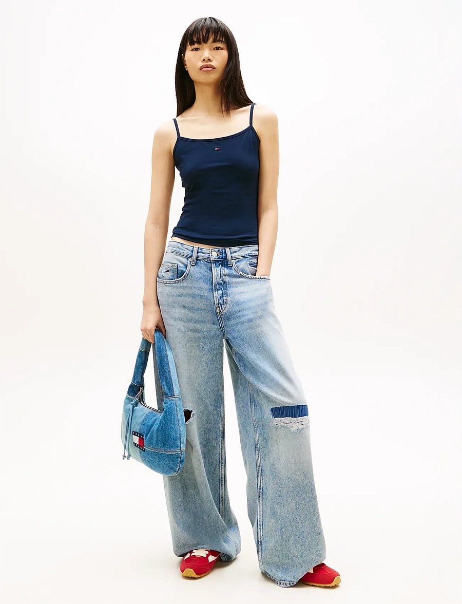 Tommy Jeans - TJW ESSENTIAL STRAP TOP EXT - Ärmellose tops - dark night navy - 5