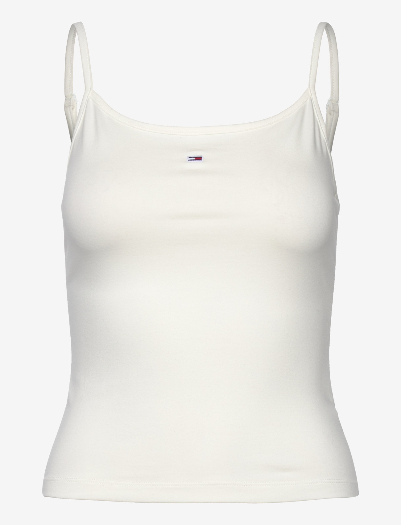 Tommy Jeans - TJW ESSENTIAL STRAP TOP EXT - sleeveless tops - ecru - 1