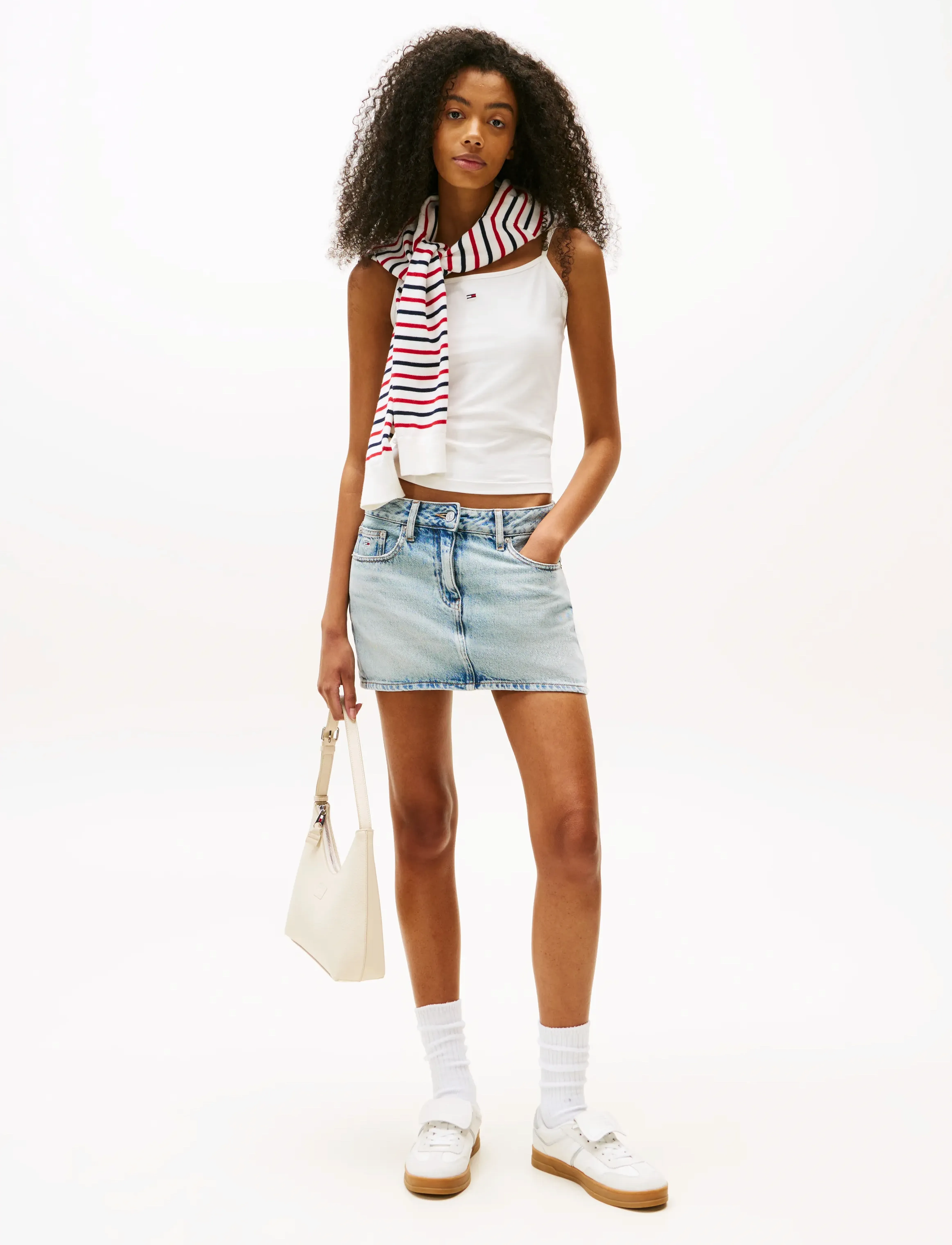Tommy Jeans - TJW ESSENTIAL STRAP TOP EXT - Ärmellose tops - ecru - 3