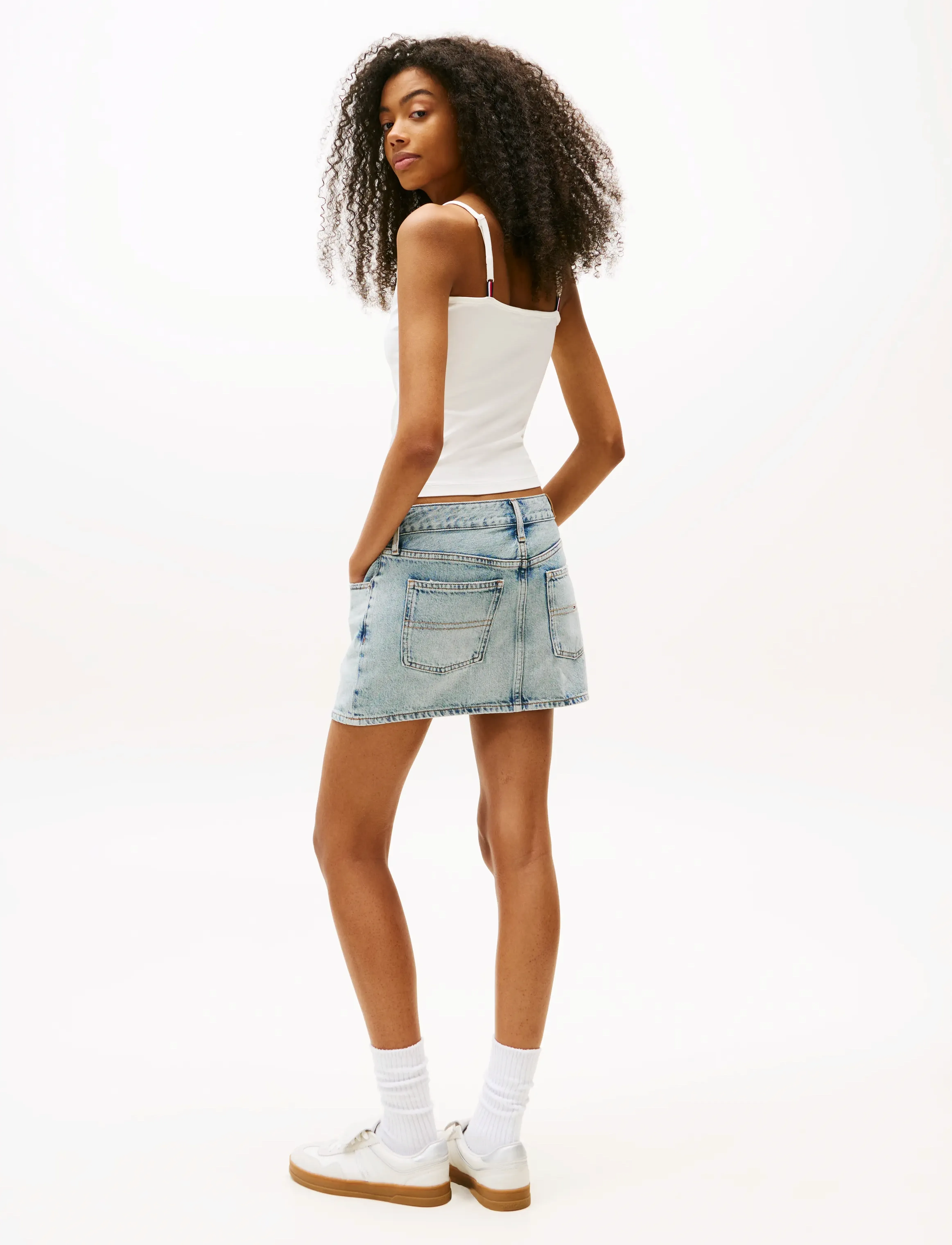 Tommy Jeans - TJW ESSENTIAL STRAP TOP EXT - Ärmellose tops - ecru - 4