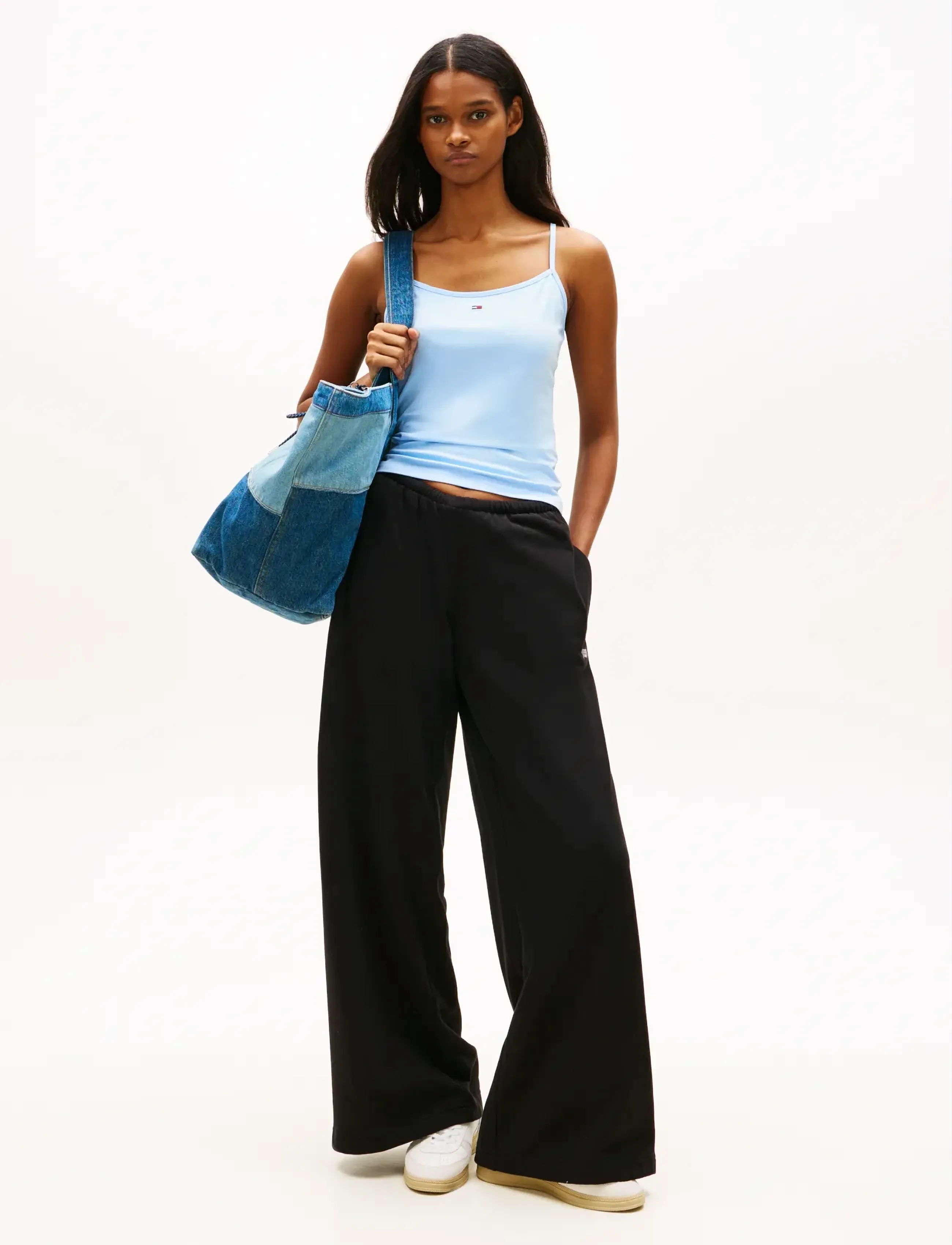 Tommy Jeans - TJW ESSENTIAL STRAP TOP EXT - Ärmellose tops - light powdery blue - 3