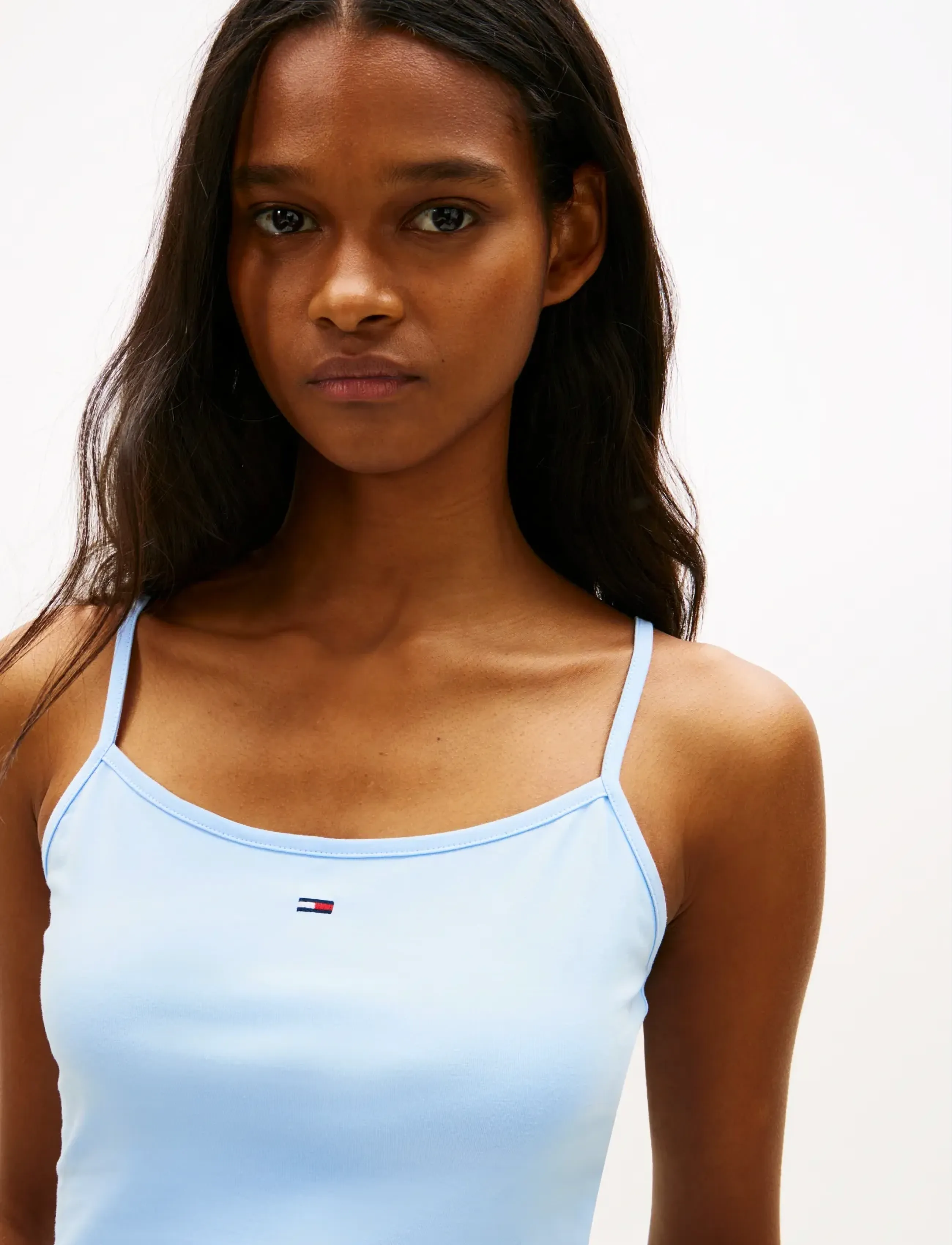 Tommy Jeans - TJW ESSENTIAL STRAP TOP EXT - Ärmellose tops - light powdery blue - 4